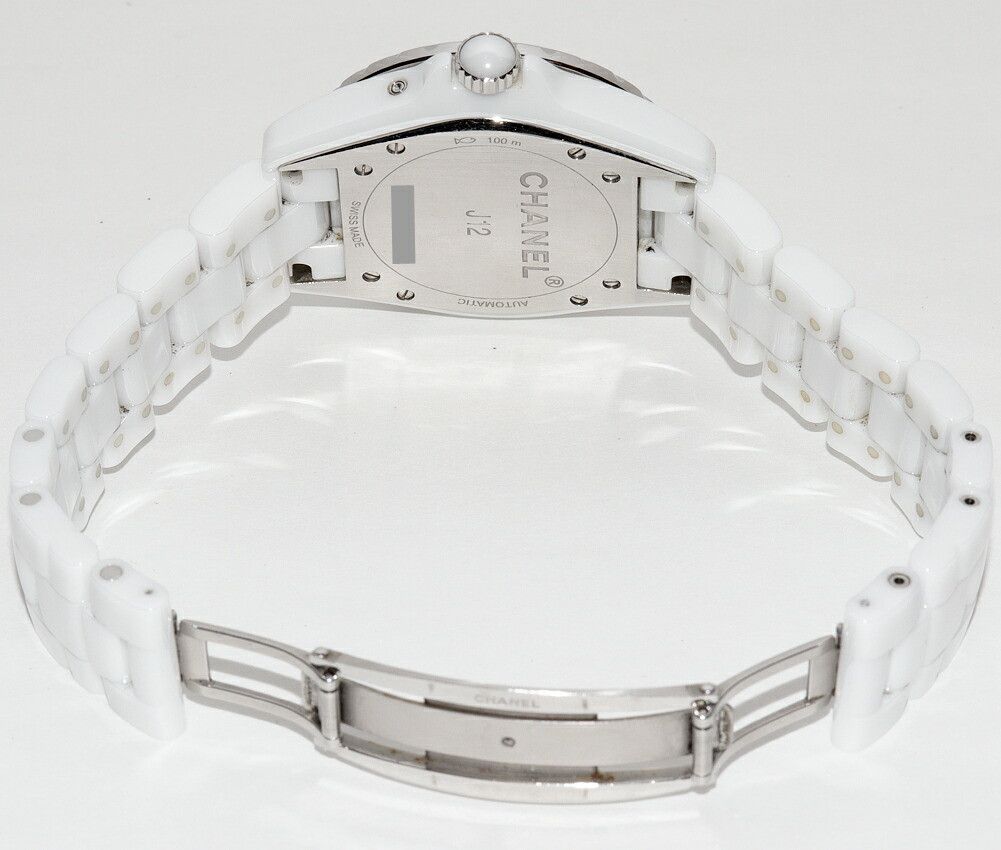 Chanel Chanel Chanel Silver Dial J12 Watch H3404 Ceramic Automatic H3404 Size ONE SIZE - 2 Thumbnail