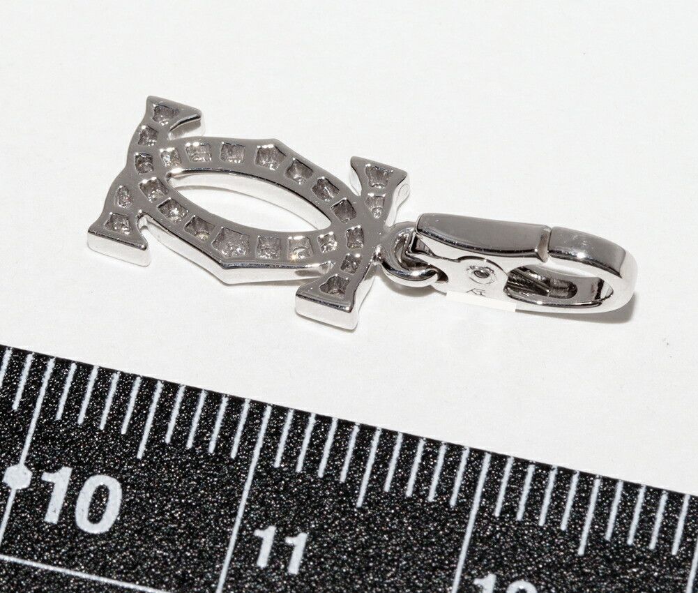 Cartier Cartier Cartier K18WG 2C Charm Pendant Top B30103 Metal Pendant B30103 Size ONE SIZE - 4 Thumbnail