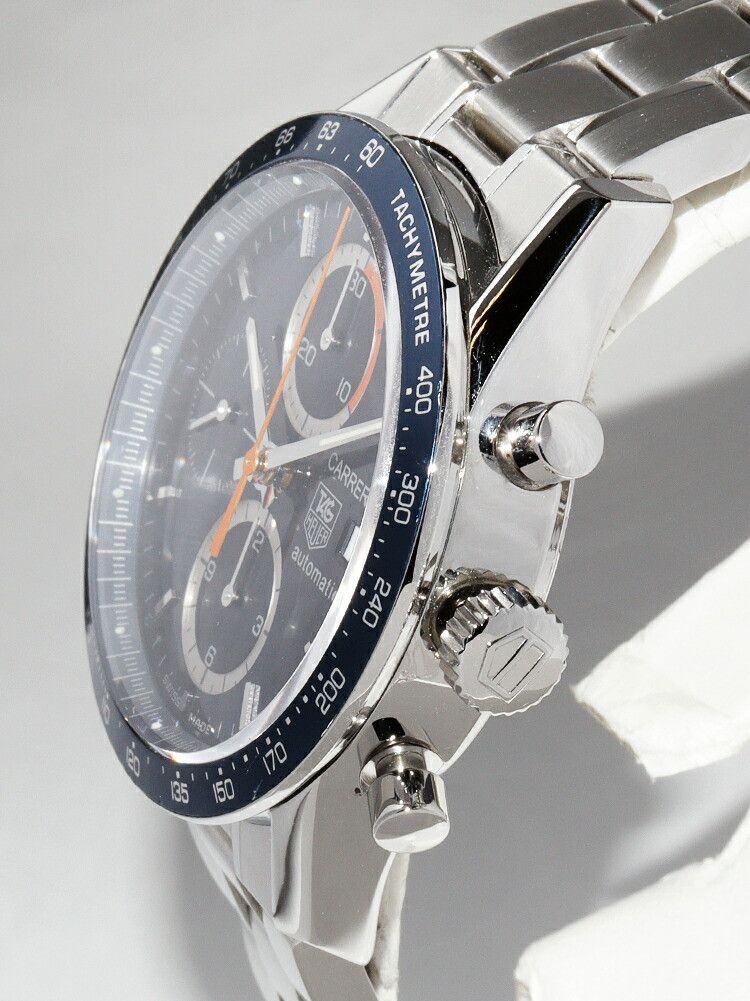Tag Heuer TAG Heuer Tag Heuer Blue Dial Carrera Chronograph Watch CV2015-3 Metal Automatic CV2015-3 Size ONE SIZE - 3 Thumbnail