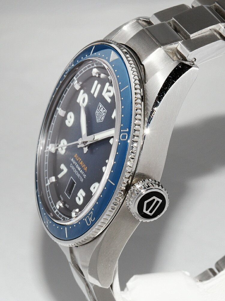 Tag Heuer TAG Heuer TAG Heuer Blue Dial Autavia Watch WBE5116 Metal Automatic WBE5116 Size ONE SIZE - 4 Thumbnail
