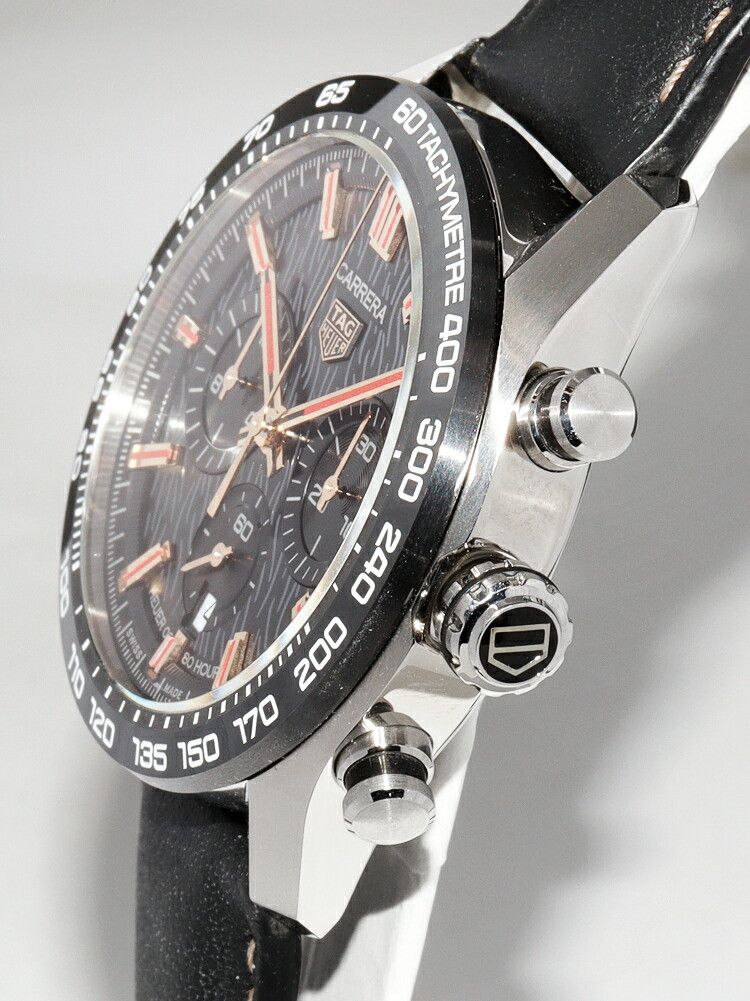 Tag Heuer TAG Heuer TAG Heuer Grey Black Dial Carrera Chronograph Calibre Heuer 02 Watch CBN2A1L Limited Edition Metal Automatic CBN2A1L Size ONE SIZE - 4 Thumbnail