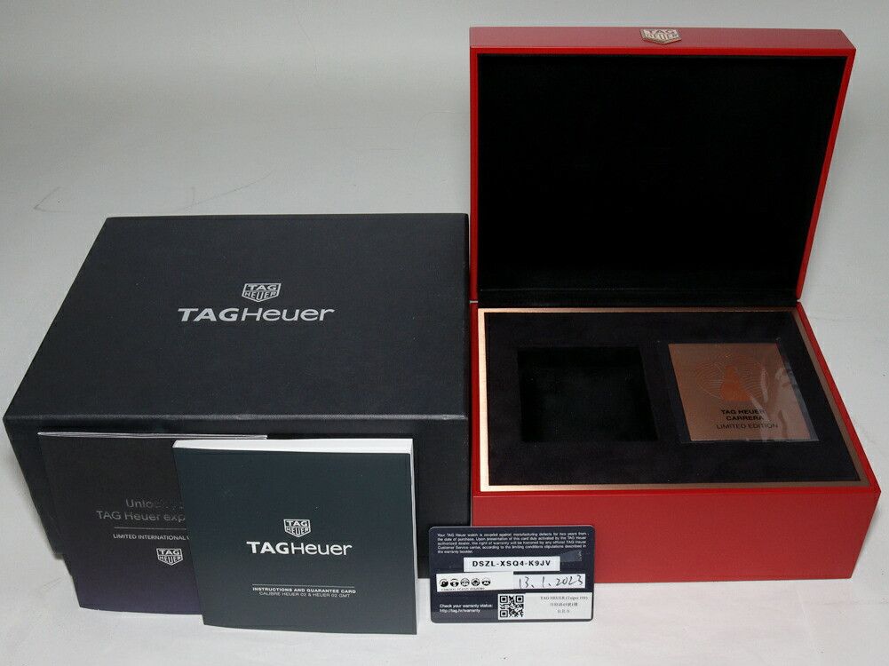 Tag Heuer TAG Heuer TAG Heuer Grey Black Dial Carrera Chronograph Calibre Heuer 02 Watch CBN2A1L Limited Edition Metal Automatic CBN2A1L Size ONE SIZE - 3 Thumbnail