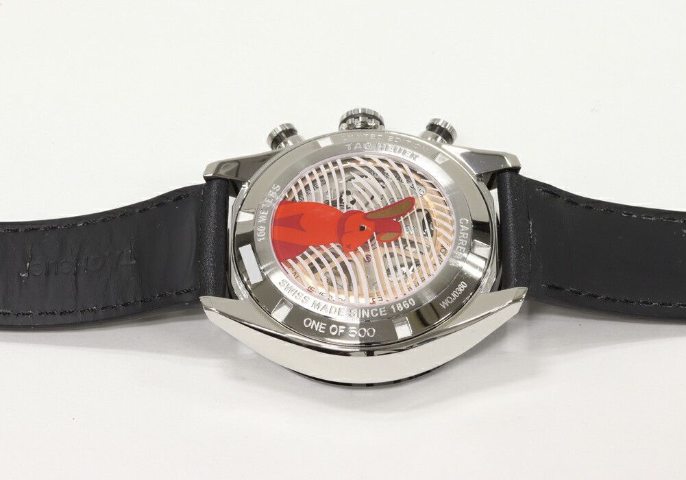 Tag Heuer TAG Heuer TAG Heuer Grey Black Dial Carrera Chronograph Calibre Heuer 02 Watch CBN2A1L Limited Edition Metal Automatic CBN2A1L Size ONE SIZE - 2 Thumbnail
