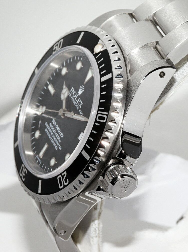 Rolex Rolex Rolex Black Dial Sea-Dweller Watch 16600 Metal Automatic 16600 Size ONE SIZE - 3 Thumbnail