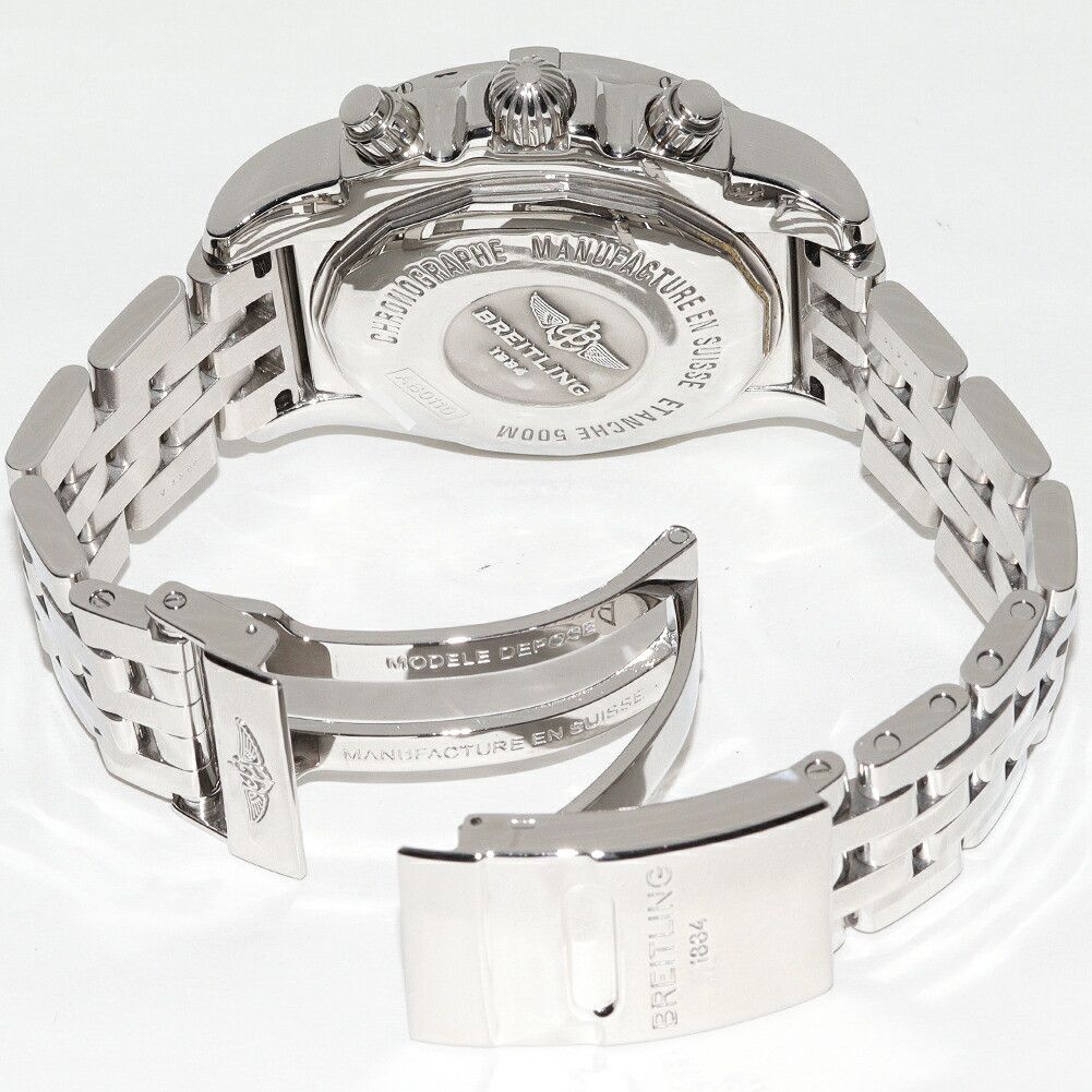Breitling Breitling Breitling Brown Dial Chronomat Watch AB0110 Metal Automatic AB0110 Size ONE SIZE - 2 Thumbnail
