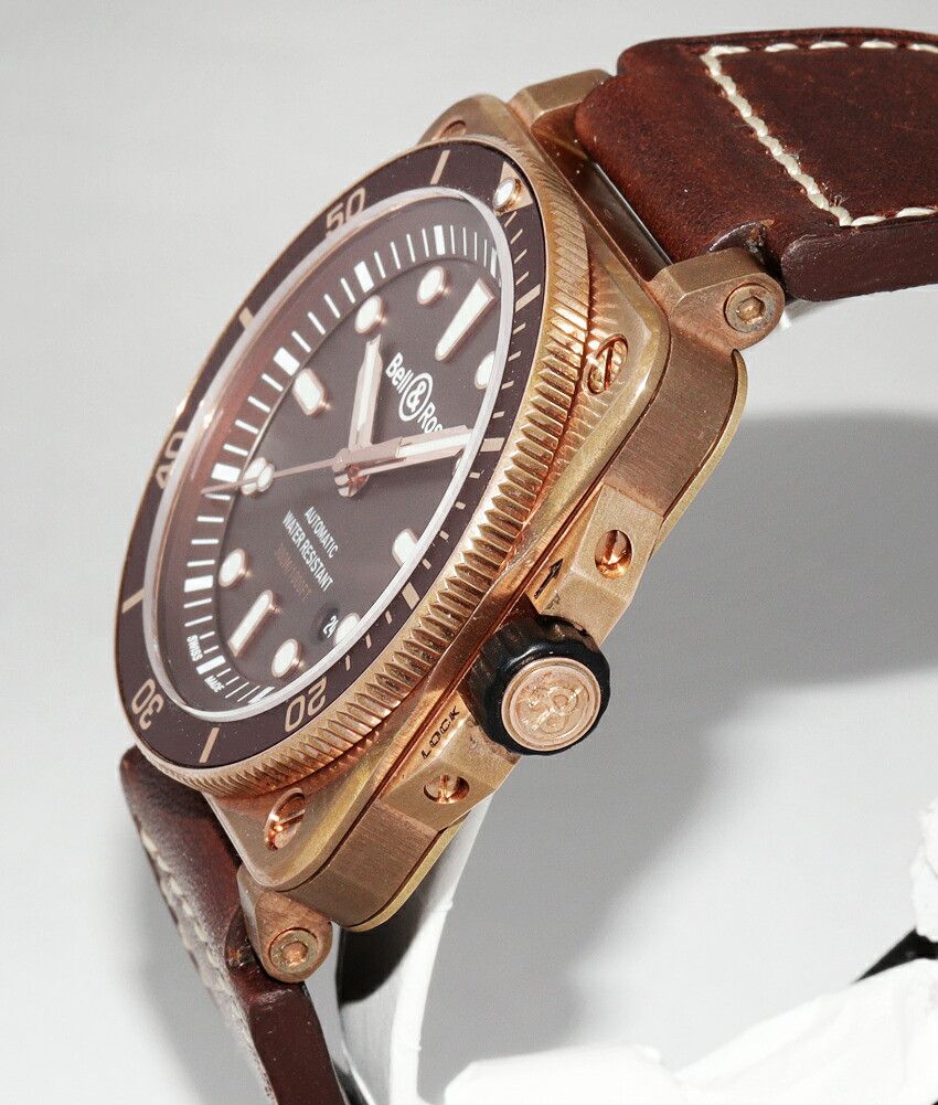 Other Other Bell & Ross Brown Dial BR03-92 Diver Heritage Watch BR0392-D-BR-BR Limited Metal Automatic BR0392-D-BR-BR Size ONE SIZE - 4 Thumbnail