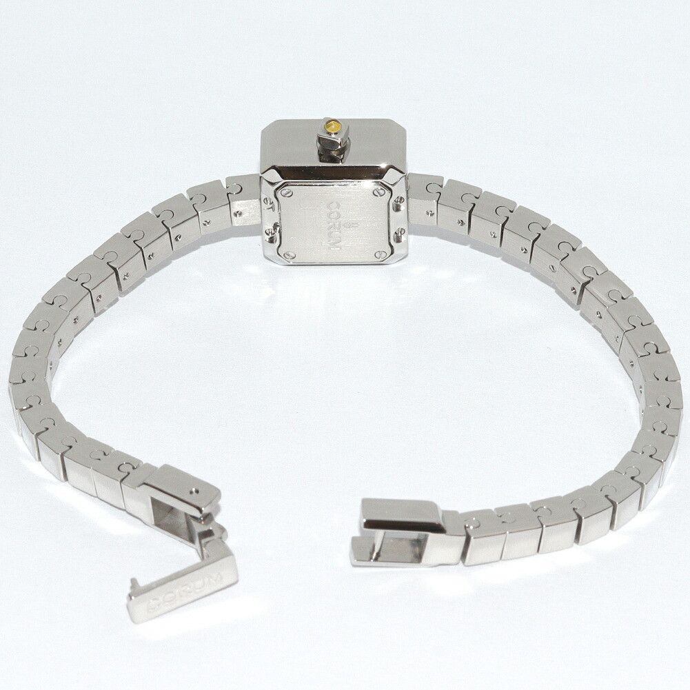 Corum Corum Corum Orange Dial Sugar Cube Watch 137.428.47 Metal Quartz 137.428.47 Size ONE SIZE - 2 Thumbnail