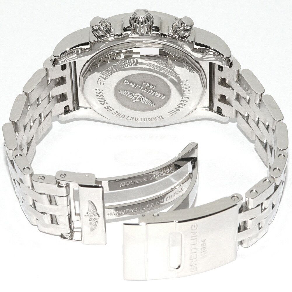 Breitling Breitling Breitling Blue Mother of Pearl Chronomat 44 Watch AB01152A AB0110 Limited Metal Automatic AB01152A AB0110 Size ONE SIZE - 2 Thumbnail