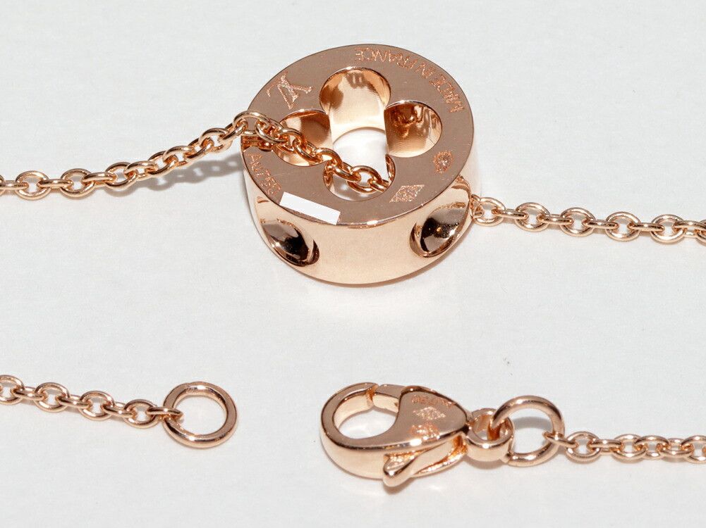 Louis Vuitton Louis Vuitton Louis Vuitton K18PG Empreinte Pendant Necklace Q93673 Metal Necklace Q93673 Size ONE SIZE - 4 Thumbnail