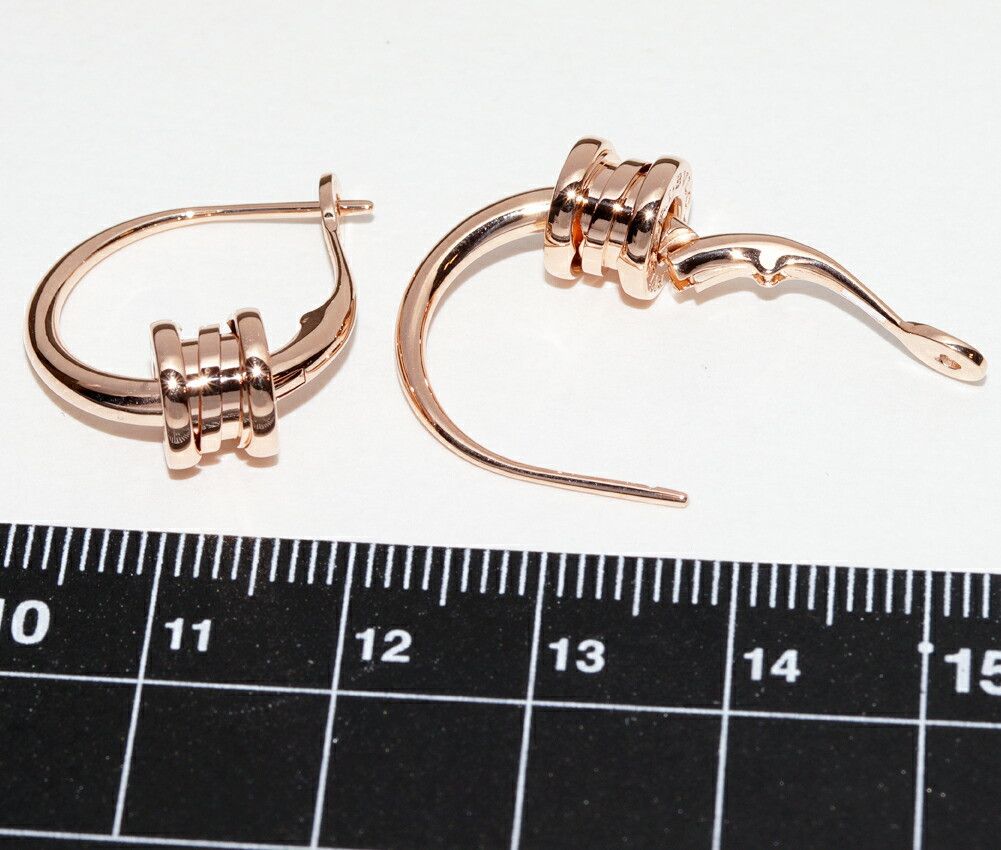 Bvlgari Bvlgari Bvlgari K18PG B.zero1 Earrings 355007 Crocodile skin Earrings 355007 Size ONE SIZE - 4 Thumbnail