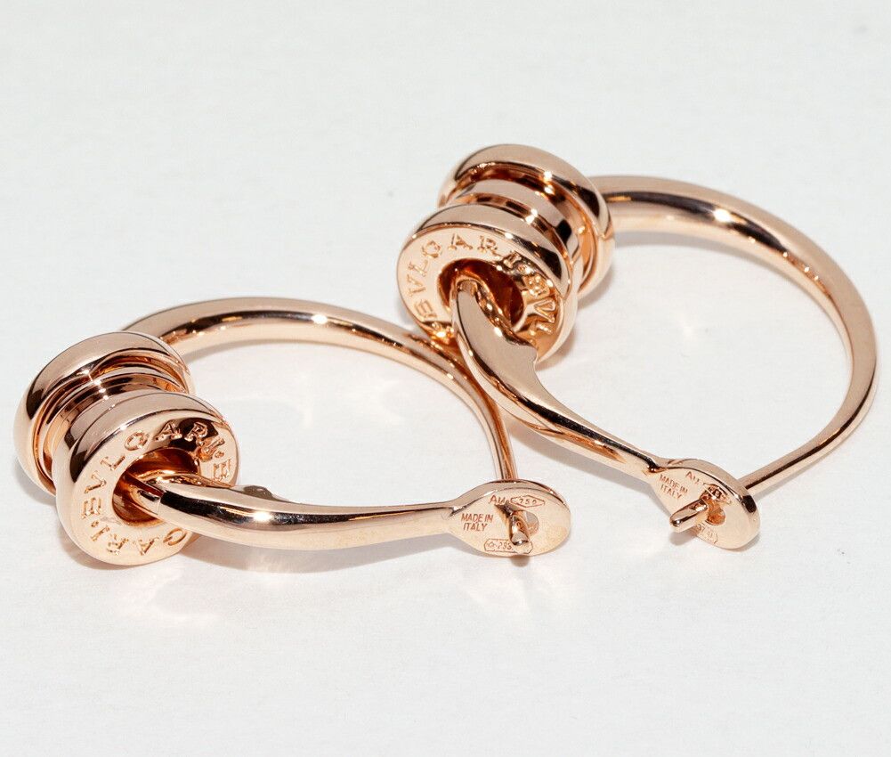 Bvlgari Bvlgari Bvlgari K18PG B.zero1 Earrings 355007 Crocodile skin Earrings 355007 Size ONE SIZE - 5 Thumbnail