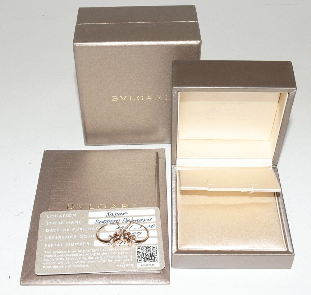Bvlgari Bvlgari Bvlgari K18PG B.zero1 Earrings 355007 Crocodile skin Earrings 355007 Size ONE SIZE - 3 Thumbnail