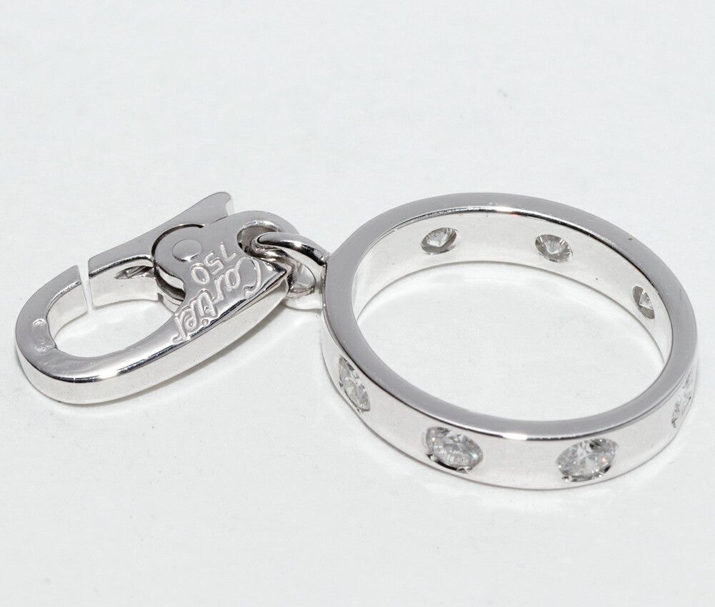 Cartier Cartier Cartier K18WG Baby Love Charm Pendant Top Full Diamond Metal Pendant Size ONE SIZE - 5 Thumbnail