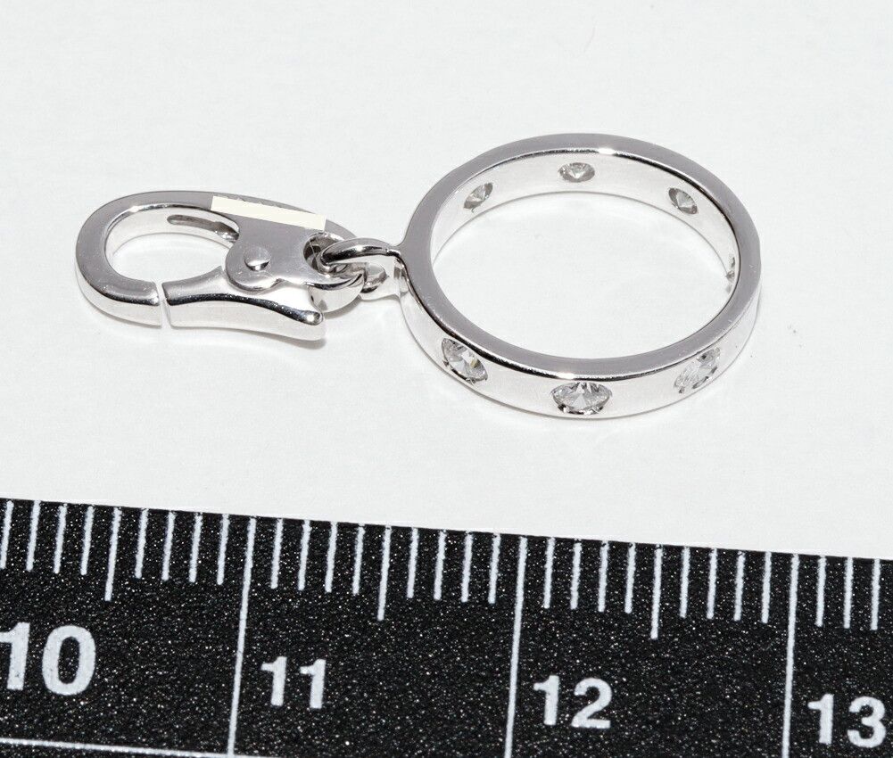 Cartier Cartier Cartier K18WG Baby Love Charm Pendant Top Full Diamond Metal Pendant Size ONE SIZE - 4 Thumbnail