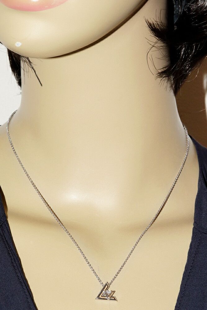 Louis Vuitton Louis Vuitton Louis Vuitton K18WG Volt One PM Pendant Necklace Q93806 Metal Necklace Q93806 Size ONE SIZE - 2 Thumbnail