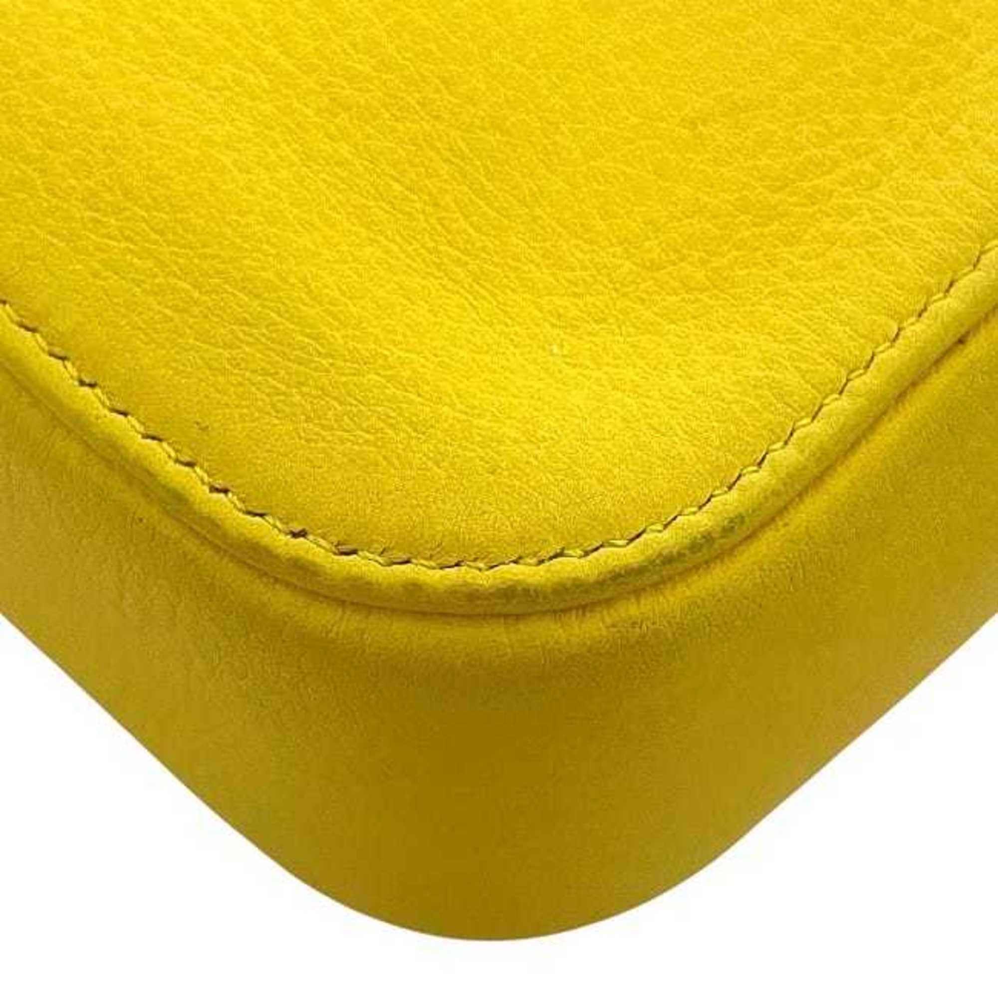 Balenciaga Balenciaga Shoulder Bag/Camera Bag XS ec-23905 Yellow Everyday 552372 Leather 7160 X 002123 BALENCIAGA Pochette Crossbody Mini Size ONE SIZE - 5 Thumbnail