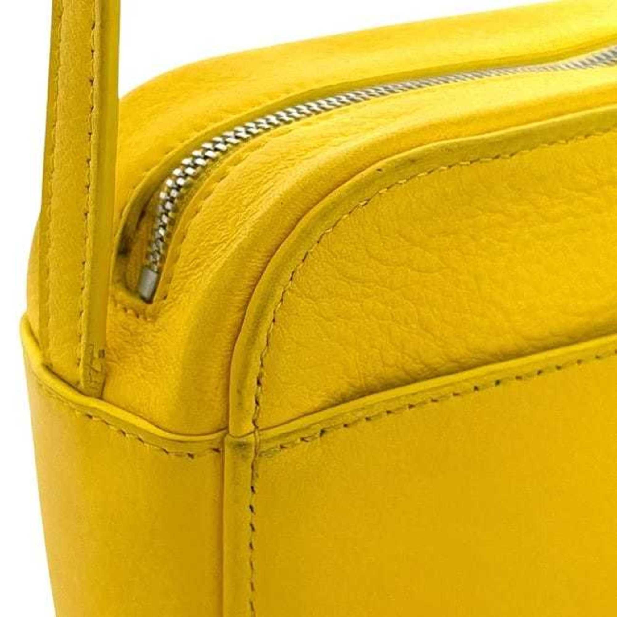 Balenciaga Balenciaga Shoulder Bag/Camera Bag XS ec-23905 Yellow Everyday 552372 Leather 7160 X 002123 BALENCIAGA Pochette Crossbody Mini Size ONE SIZE - 6 Thumbnail