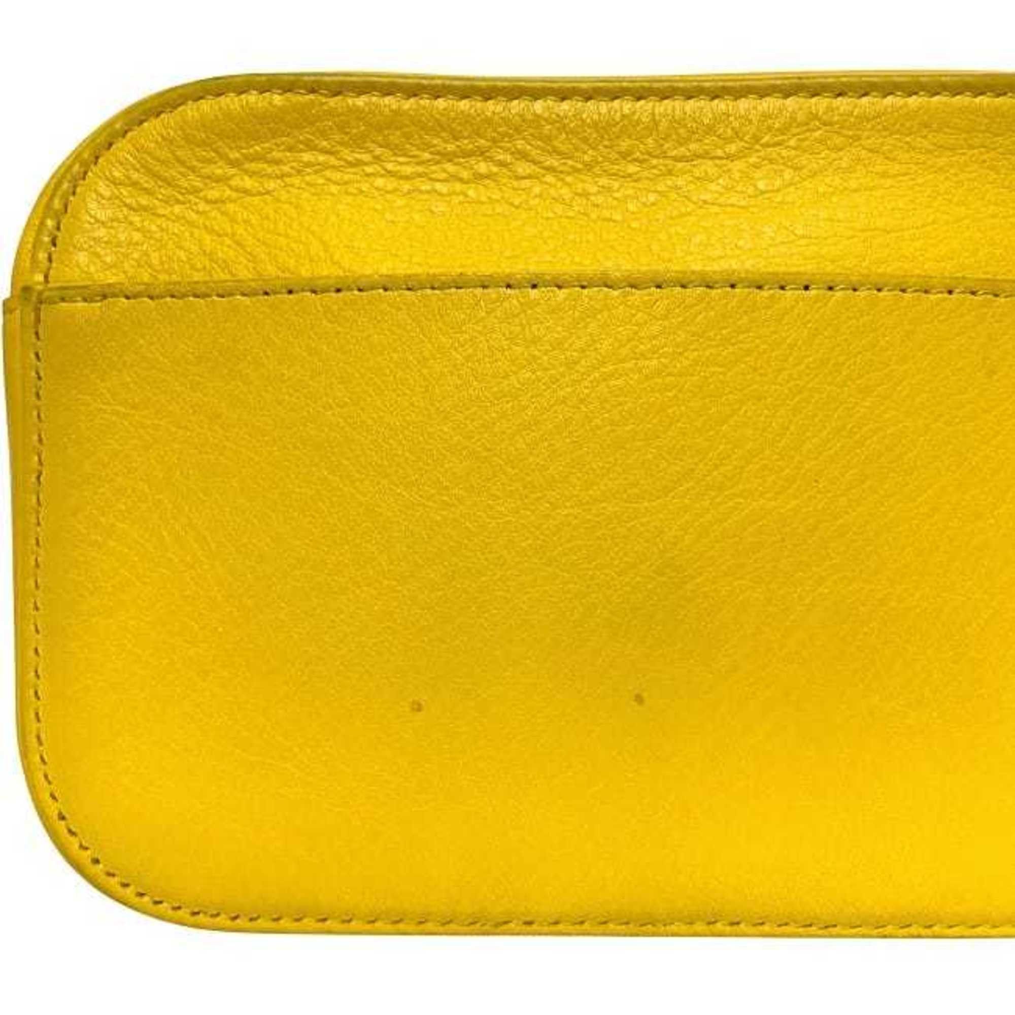 Balenciaga Balenciaga Shoulder Bag/Camera Bag XS ec-23905 Yellow Everyday 552372 Leather 7160 X 002123 BALENCIAGA Pochette Crossbody Mini Size ONE SIZE - 8 Thumbnail