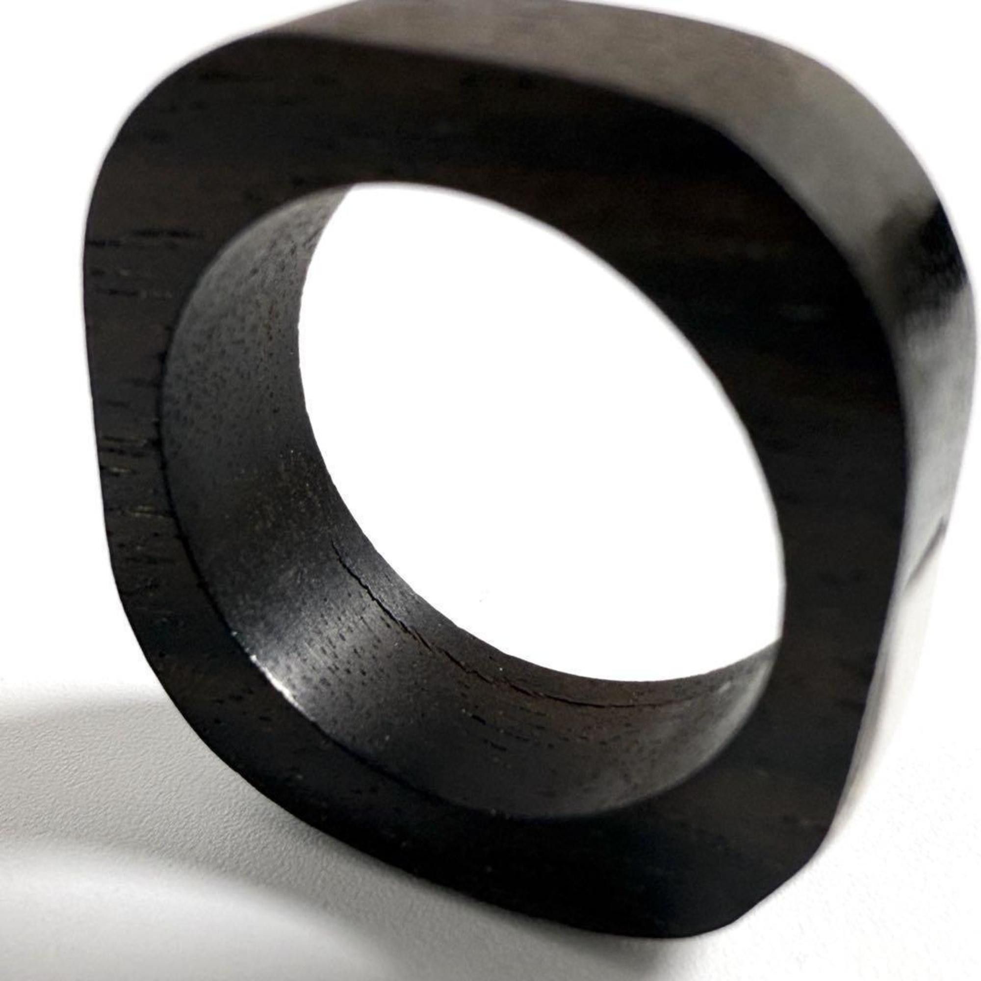 Louis Vuitton Louis Vuitton Men's Wood and Metal Square Ring Size ONE SIZE - 6 Thumbnail