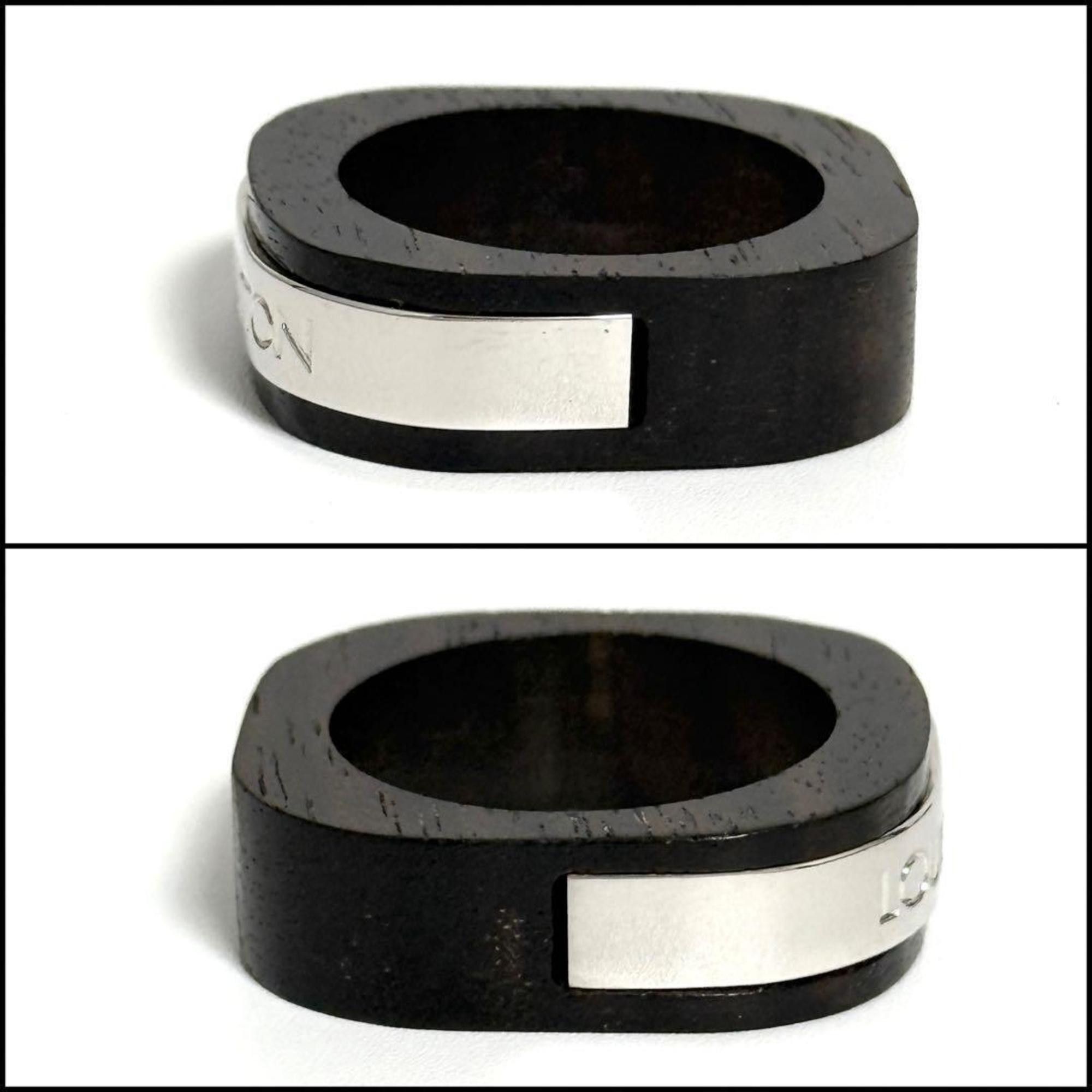 Louis Vuitton Louis Vuitton Men's Wood and Metal Square Ring Size ONE SIZE - 4 Thumbnail
