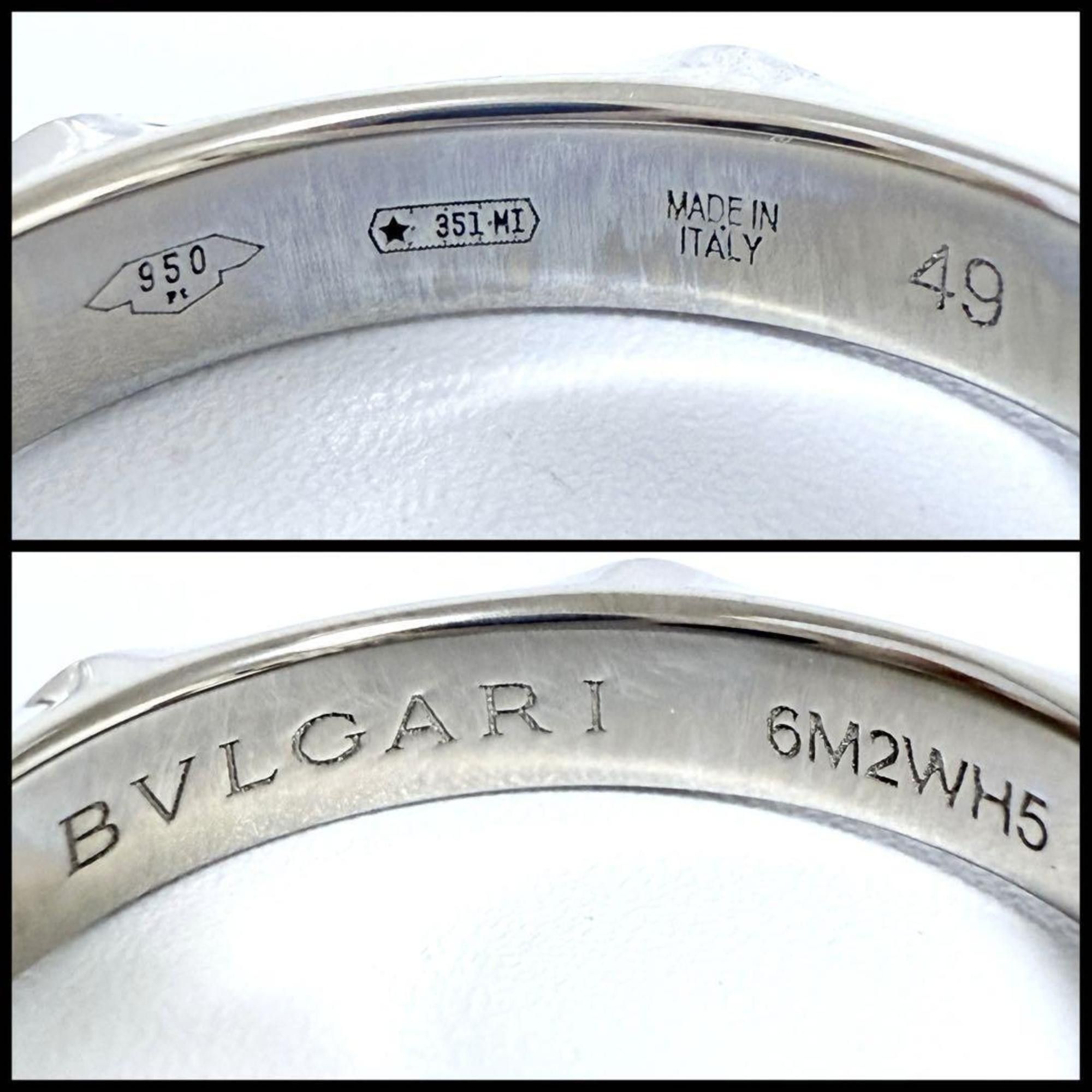 Bvlgari Bvlgari Infinito Wedding Band Ring in Platinum Size ONE SIZE - 7 Thumbnail