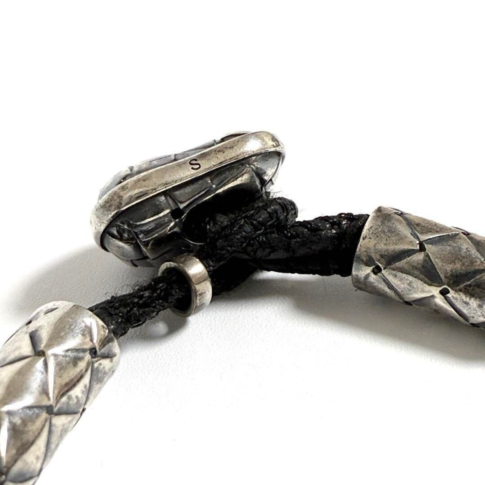 Bottega Veneta Bottega Veneta Men's Leather Rain Trechato Bracelet Size ONE SIZE - 6 Thumbnail