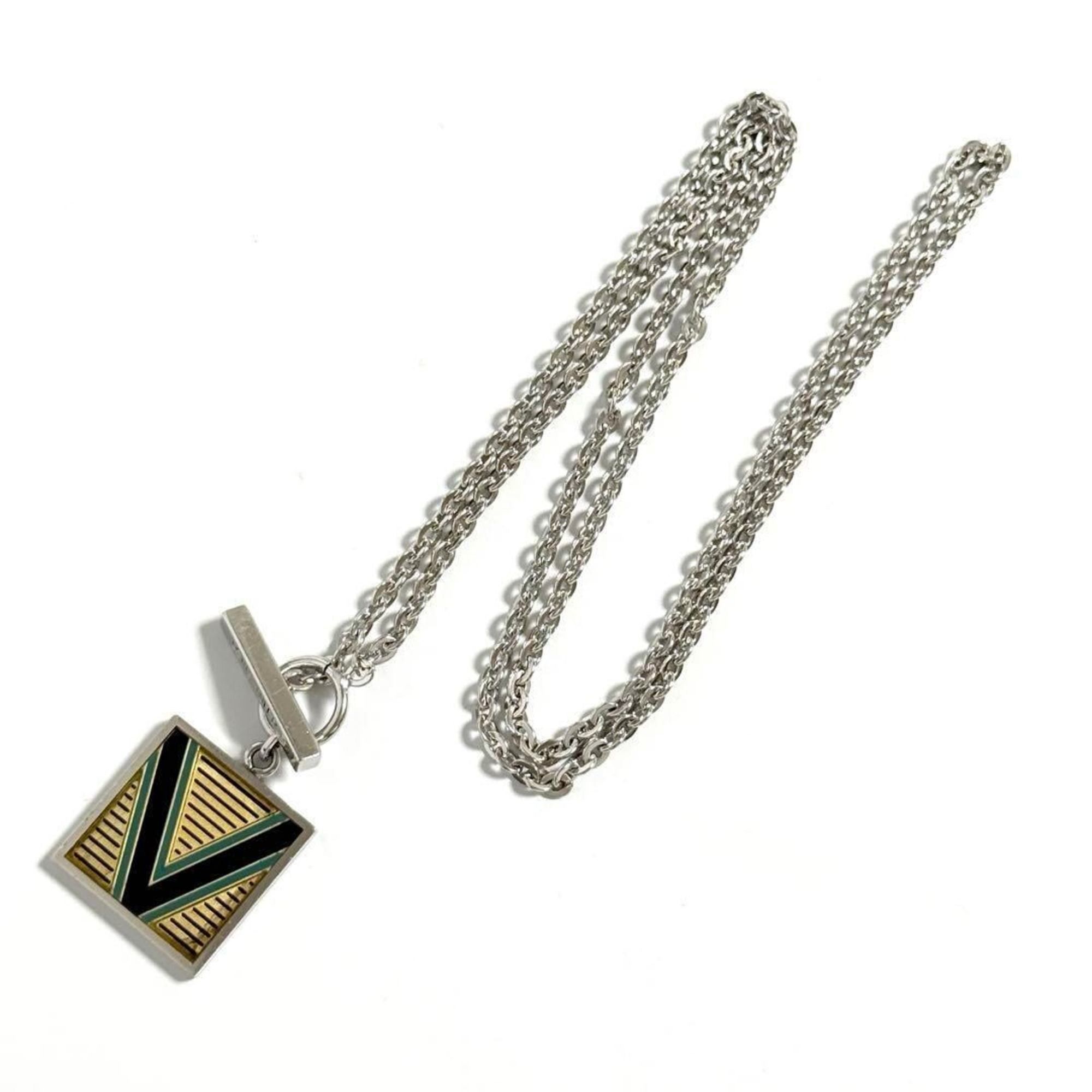 Louis Vuitton Louis Vuitton Men's Pendant Necklace V Plate Size ONE SIZE - 3 Thumbnail