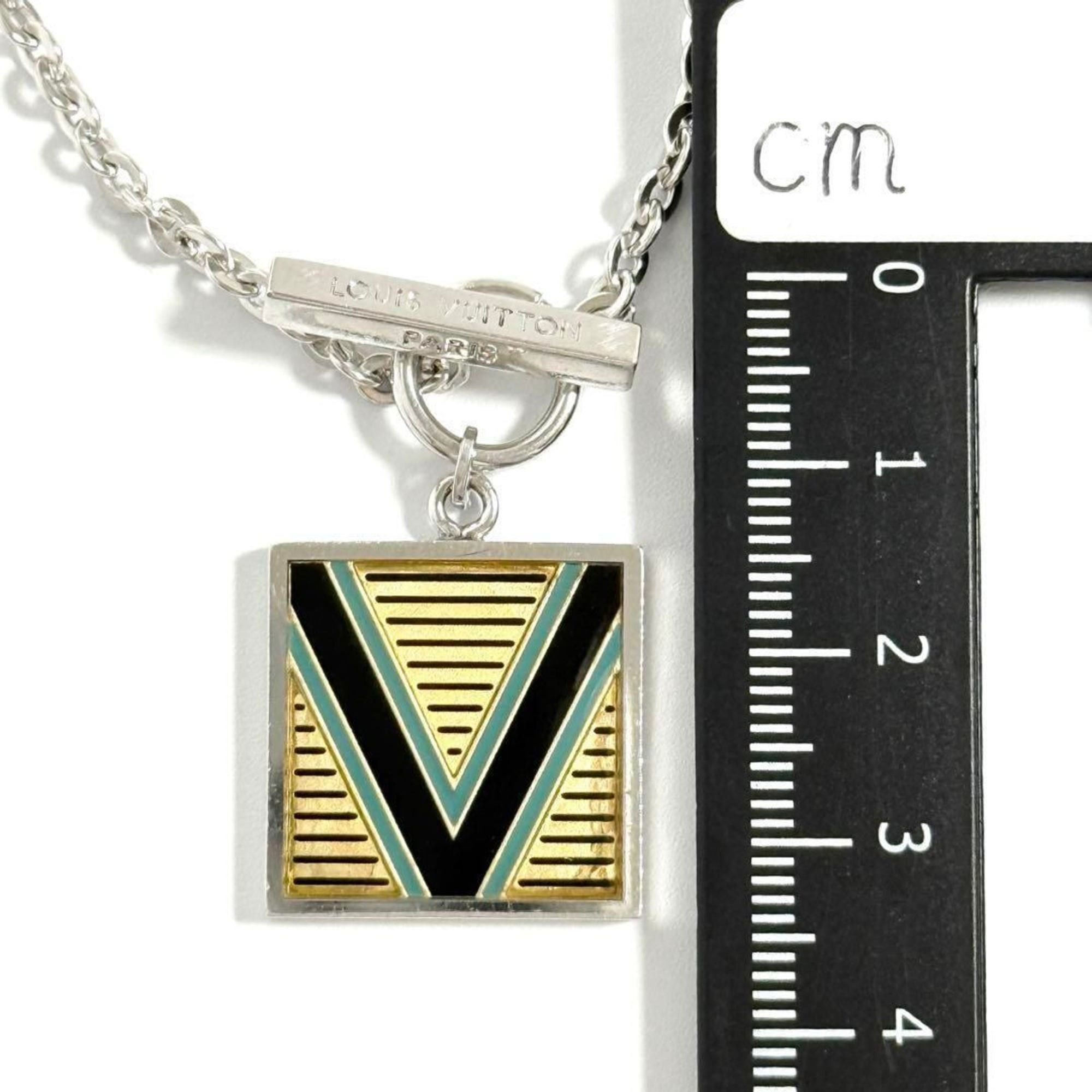 Louis Vuitton Louis Vuitton Men's Pendant Necklace V Plate Size ONE SIZE - 8 Thumbnail