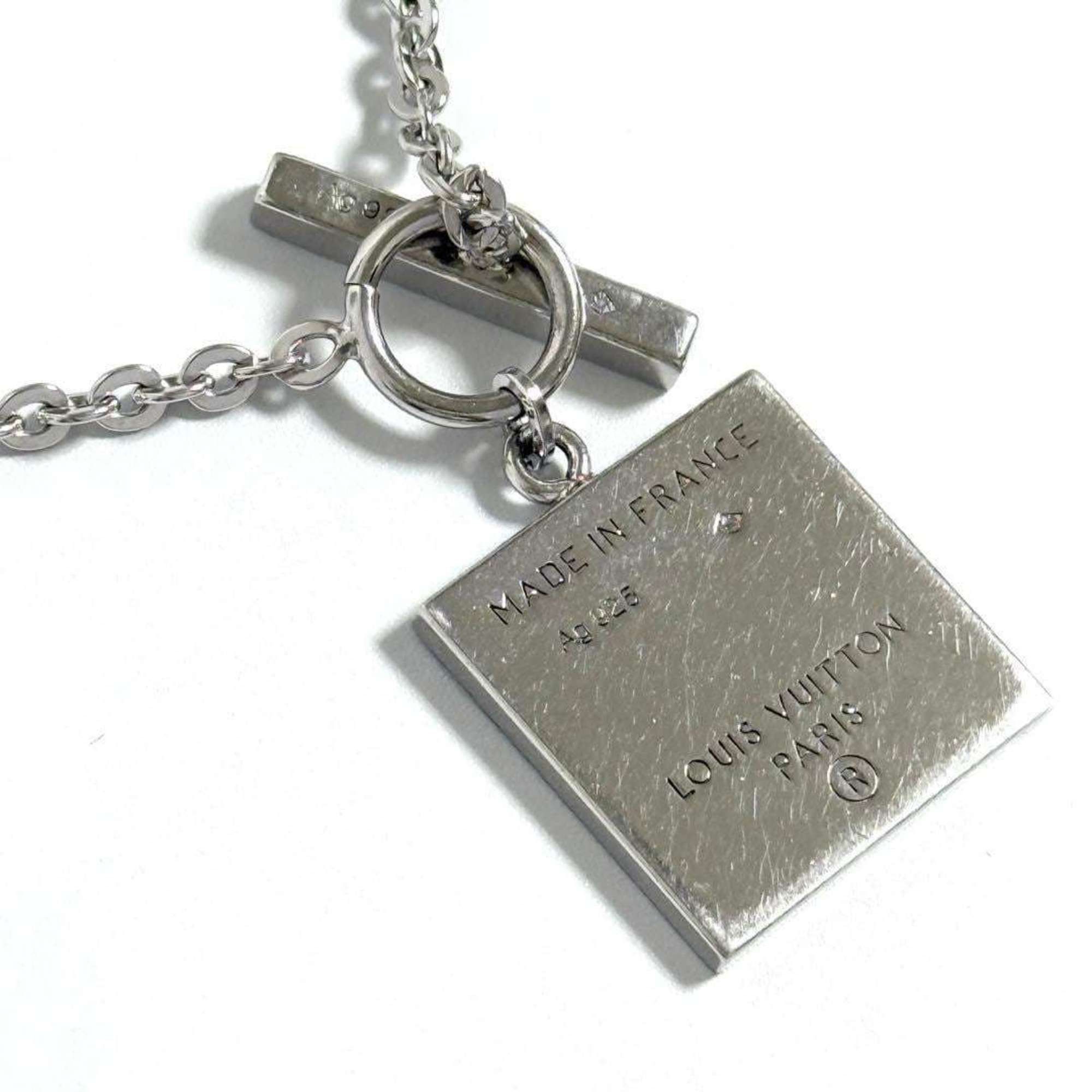 Louis Vuitton Louis Vuitton Men's Pendant Necklace V Plate Size ONE SIZE - 2 Thumbnail