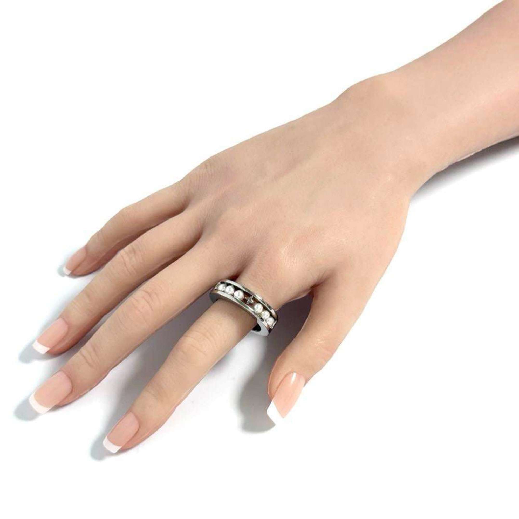 Louis Vuitton Louis Vuitton Men's Pearl Fusion Ring Size ONE SIZE - 9 Thumbnail