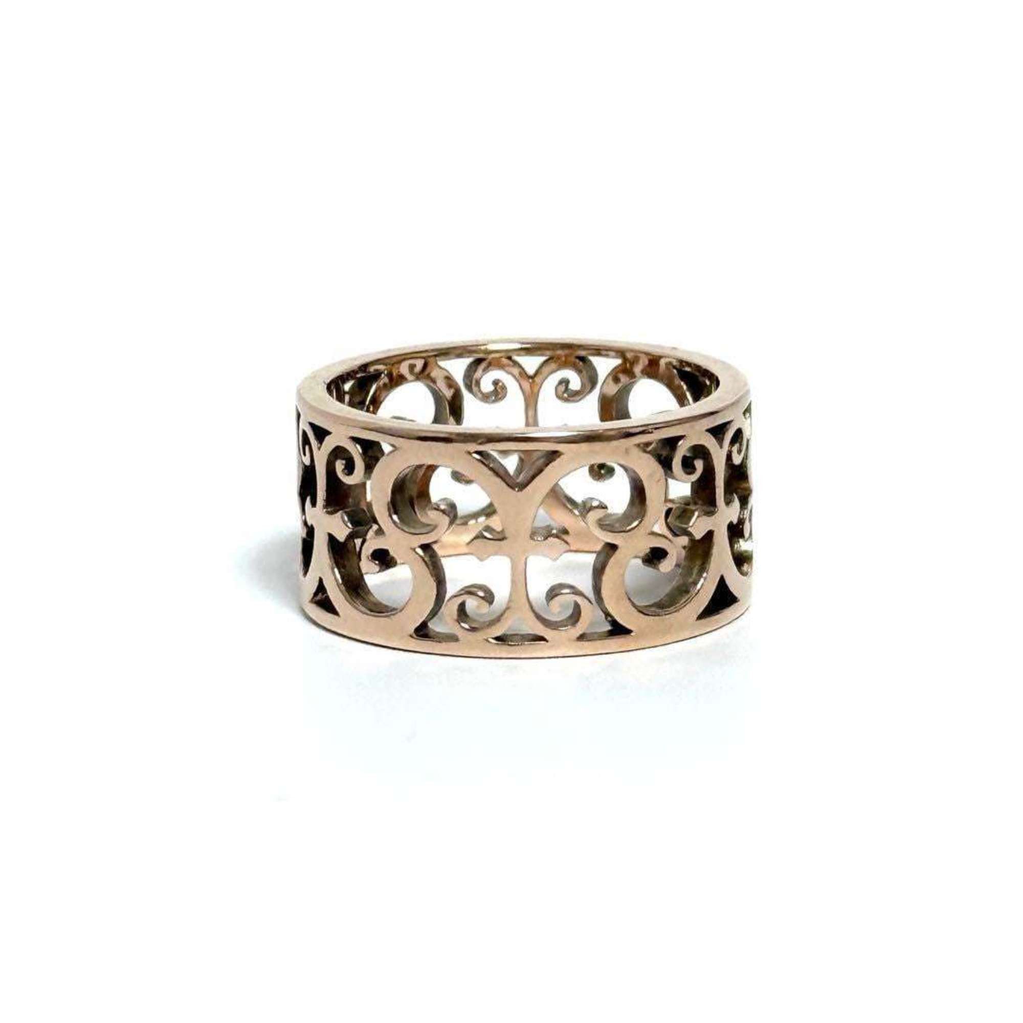 Tiffany & Co. Tiffany Women's Enchant Wide Ring in Rubedo Metal Size ONE SIZE - 4 Thumbnail