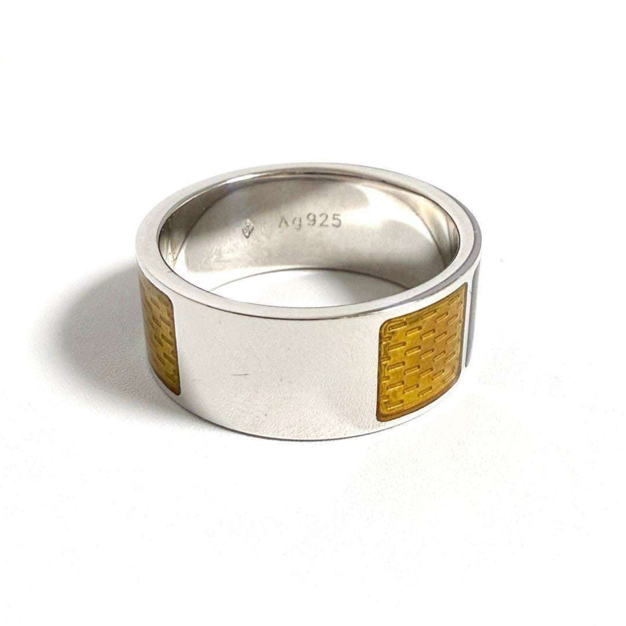 Louis Vuitton Louis Vuitton Men's Damier Ring, Silver 925 Size ONE SIZE - 2 Thumbnail