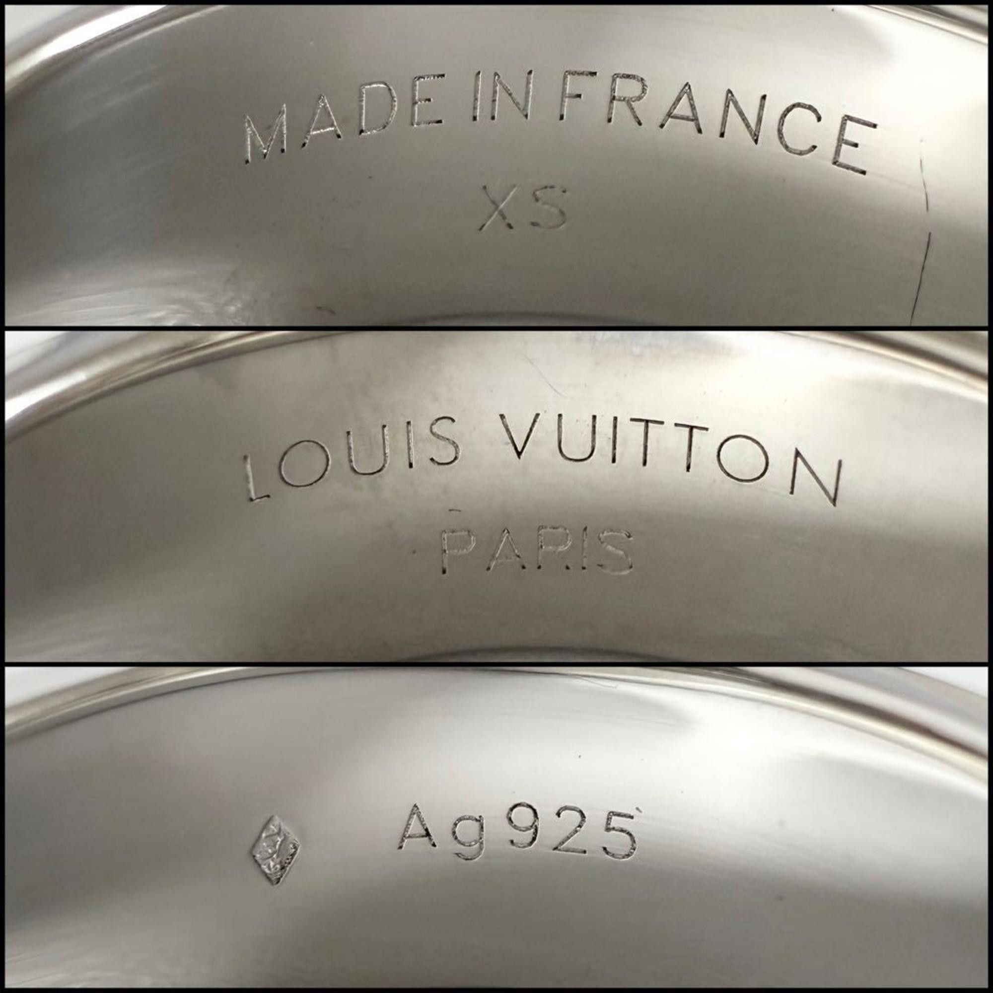 Louis Vuitton Louis Vuitton Men's Damier Ring, Silver 925 Size ONE SIZE - 7 Thumbnail
