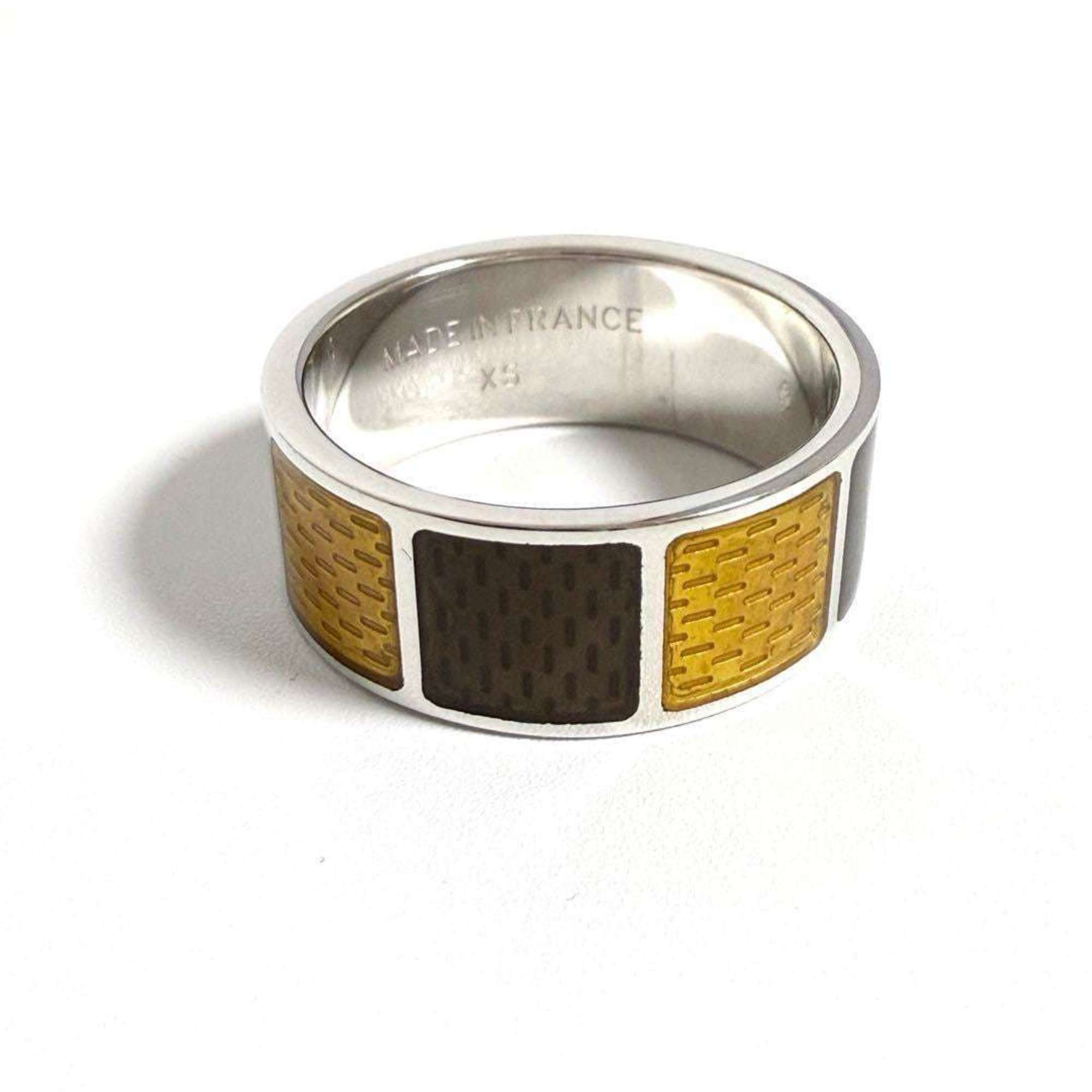 Louis Vuitton Louis Vuitton Men's Damier Ring, Silver 925 Size ONE SIZE - 3 Thumbnail