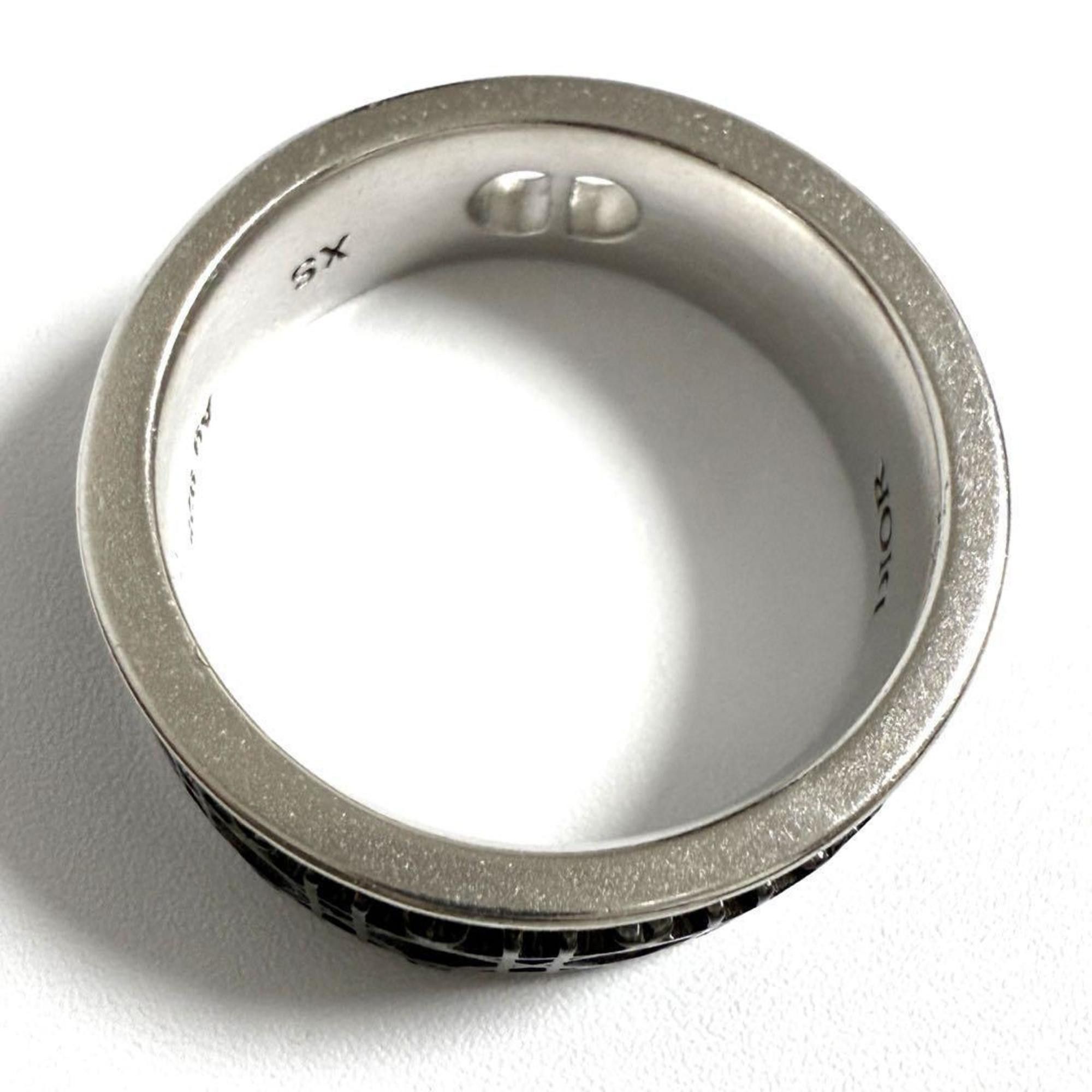 Dior Christian Dior Dior Men's Cannage Ring, 925 Silver Size ONE SIZE - 7 Thumbnail