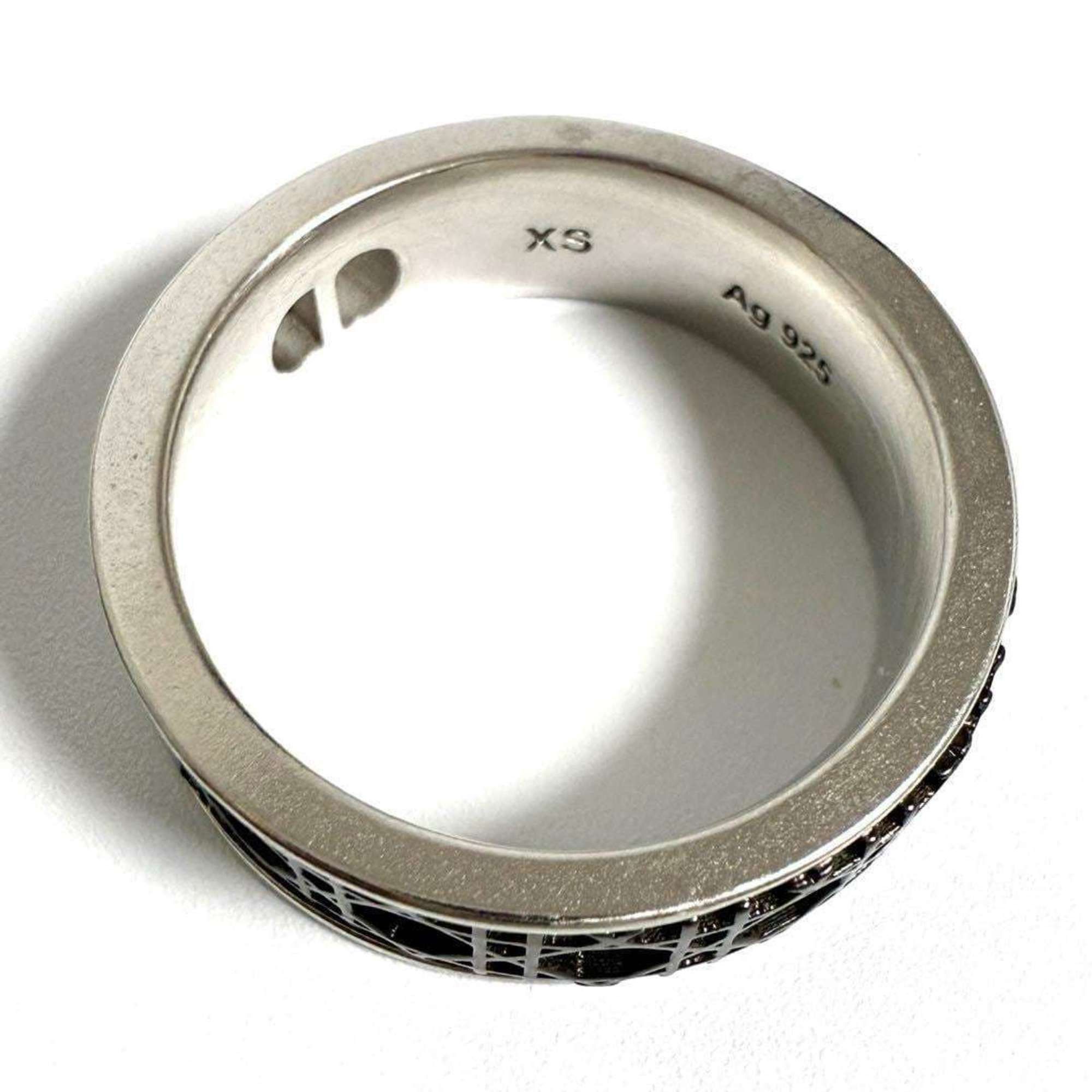 Dior Christian Dior Dior Men's Cannage Ring, 925 Silver Size ONE SIZE - 6 Thumbnail