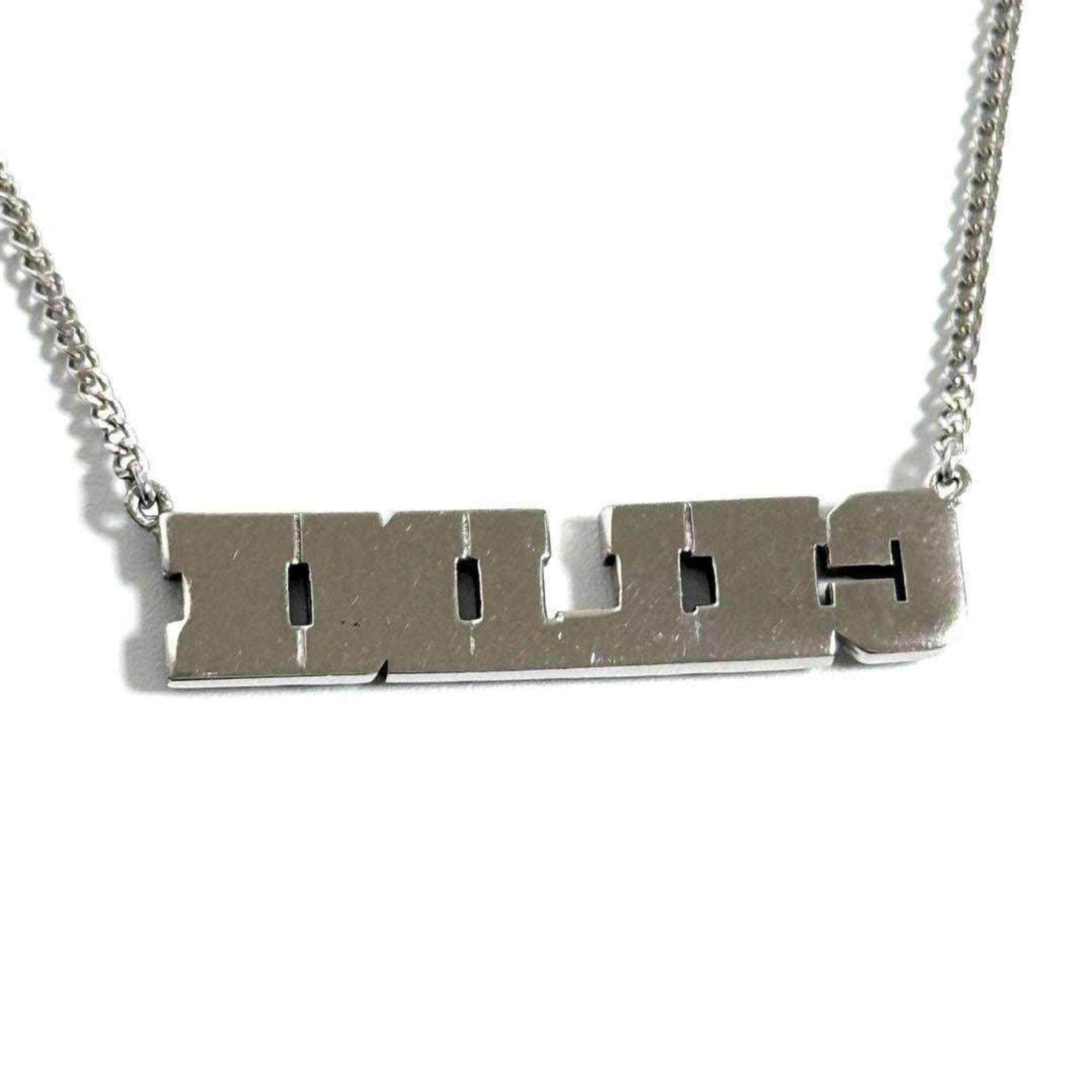 Celine Celine Men's Pendant Necklace with Logo in Silver 925 Size ONE SIZE - 2 Thumbnail