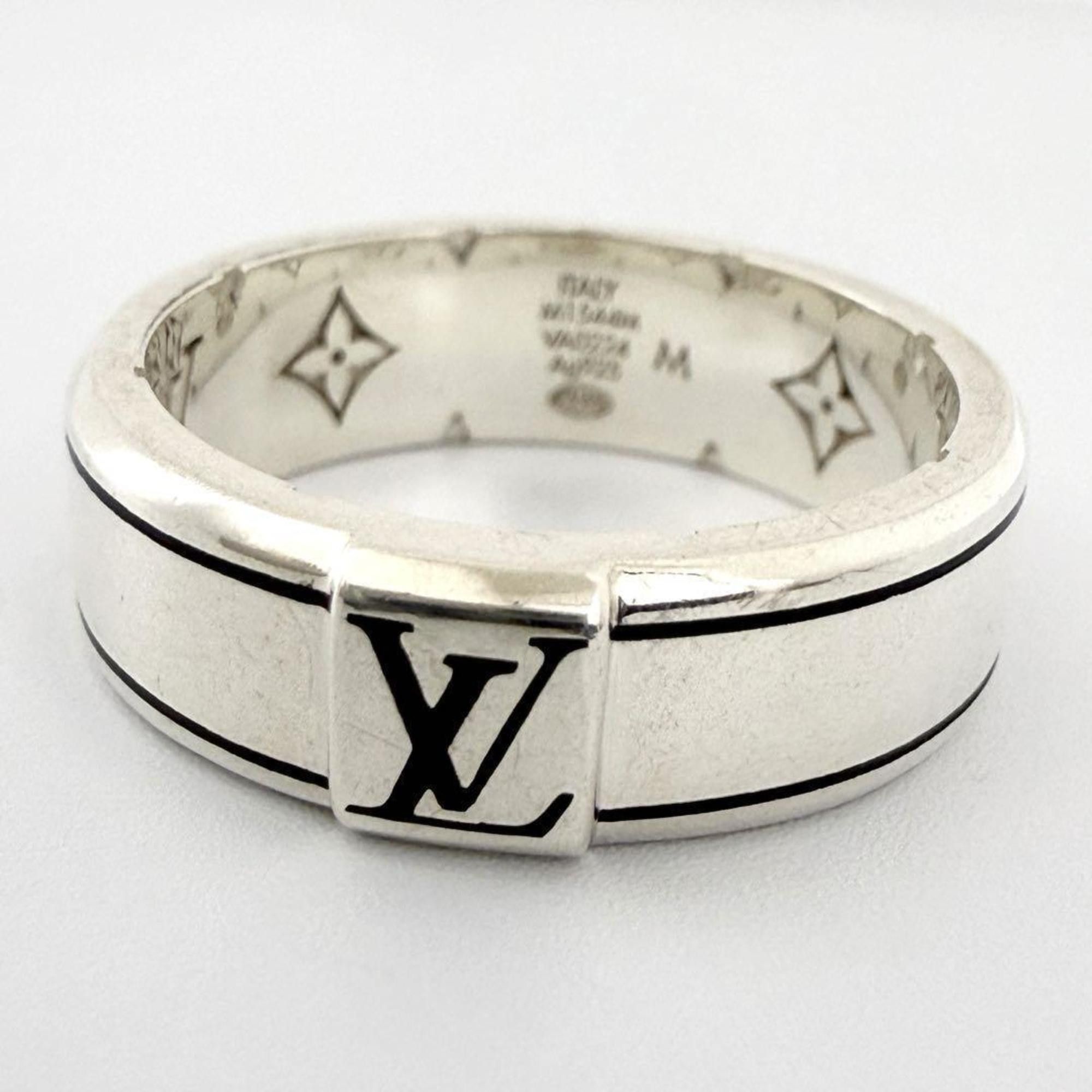 Louis Vuitton Louis Vuitton Men's Ring with LV Spike Band Size ONE SIZE - 7 Thumbnail