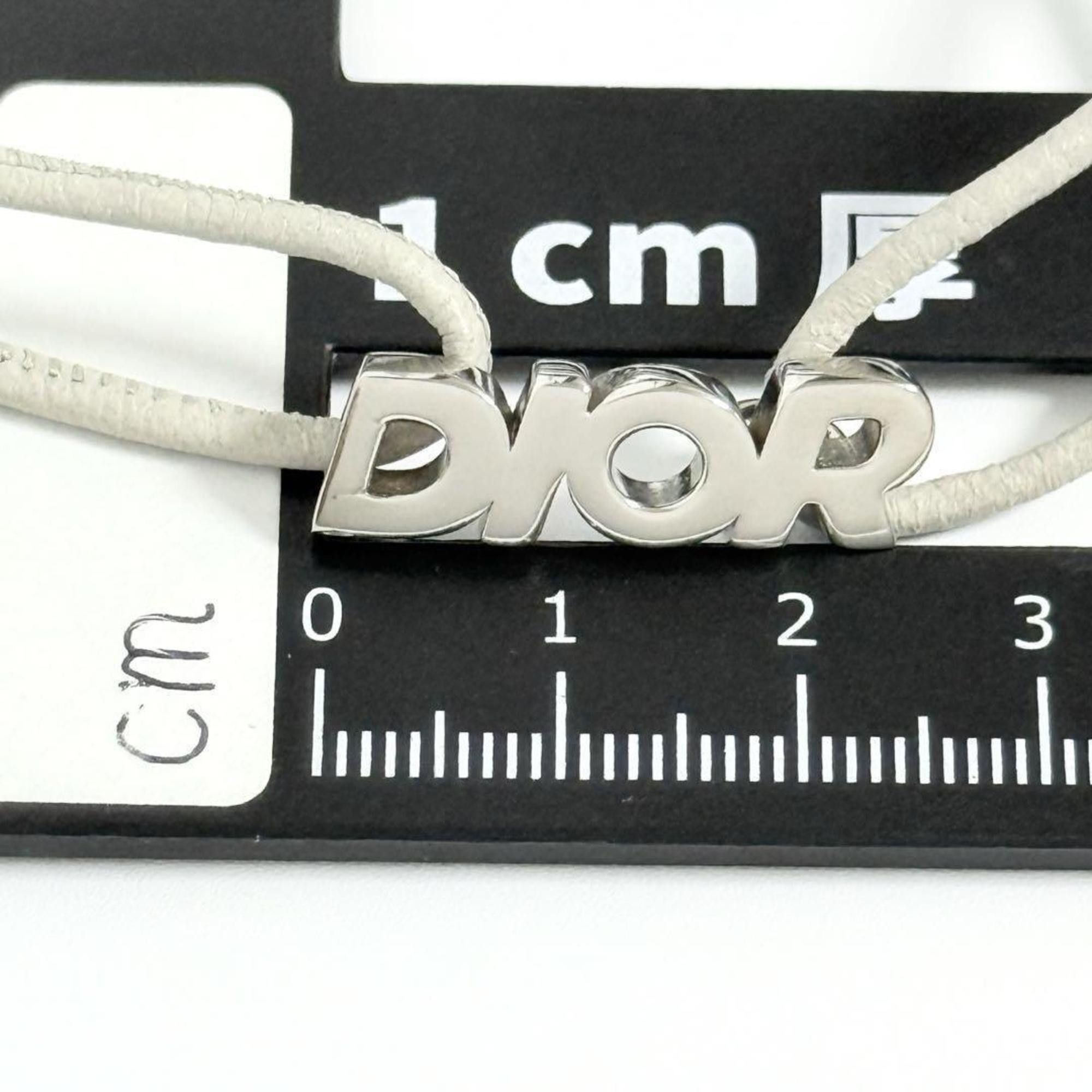 Dior Christian Dior Dior Men's Cord Bracelet, 925 Sterling Silver, One Size Fits All Size ONE SIZE - 8 Thumbnail