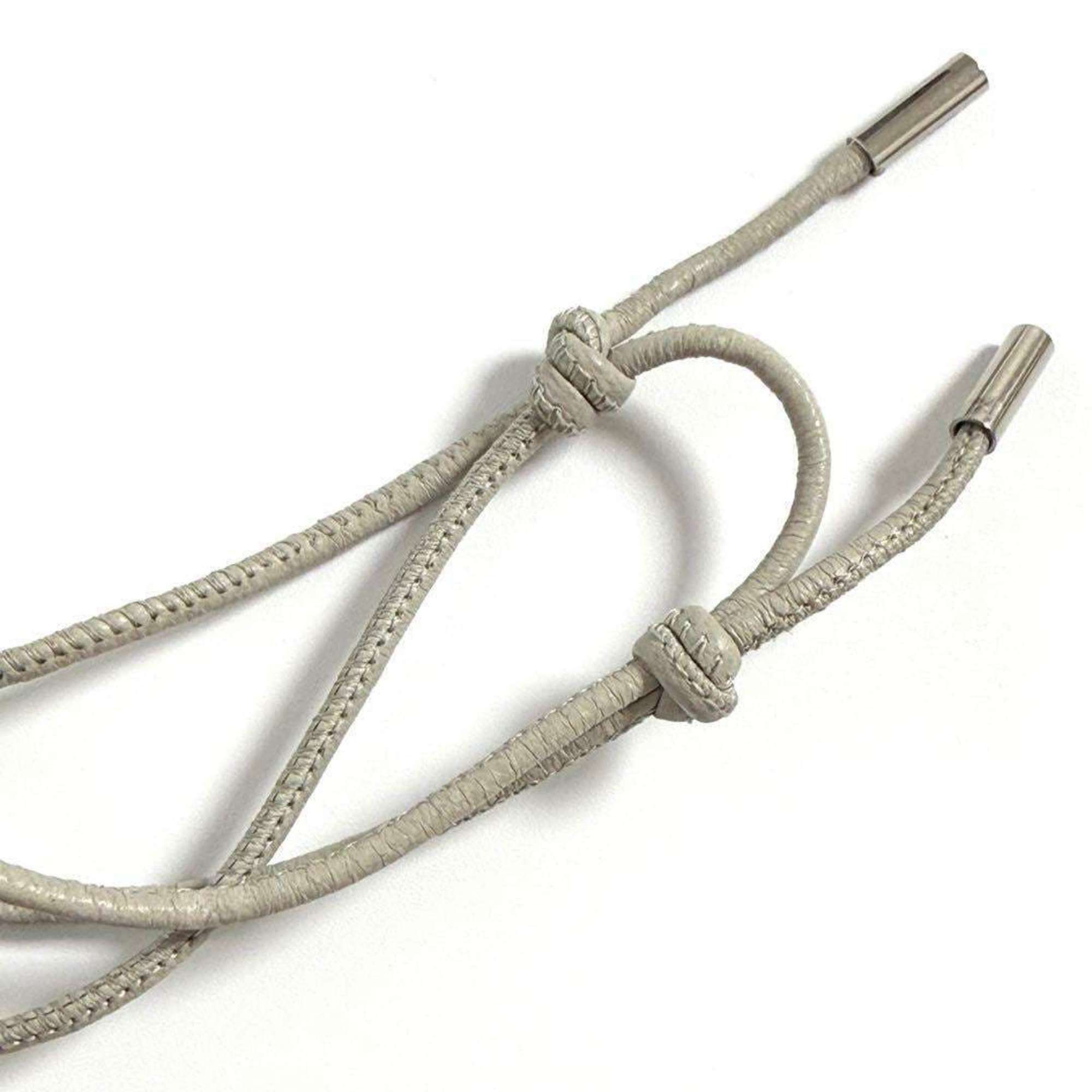 Dior Christian Dior Dior Men's Cord Bracelet, 925 Sterling Silver, One Size Fits All Size ONE SIZE - 4 Thumbnail