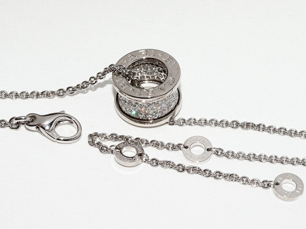 Bvlgari Bvlgari Bvlgari B.zero1 Au750 Diamond Pendant Necklace Metal Necklace 346167 DUTY FREE for USA Size ONE SIZE - 4 Thumbnail