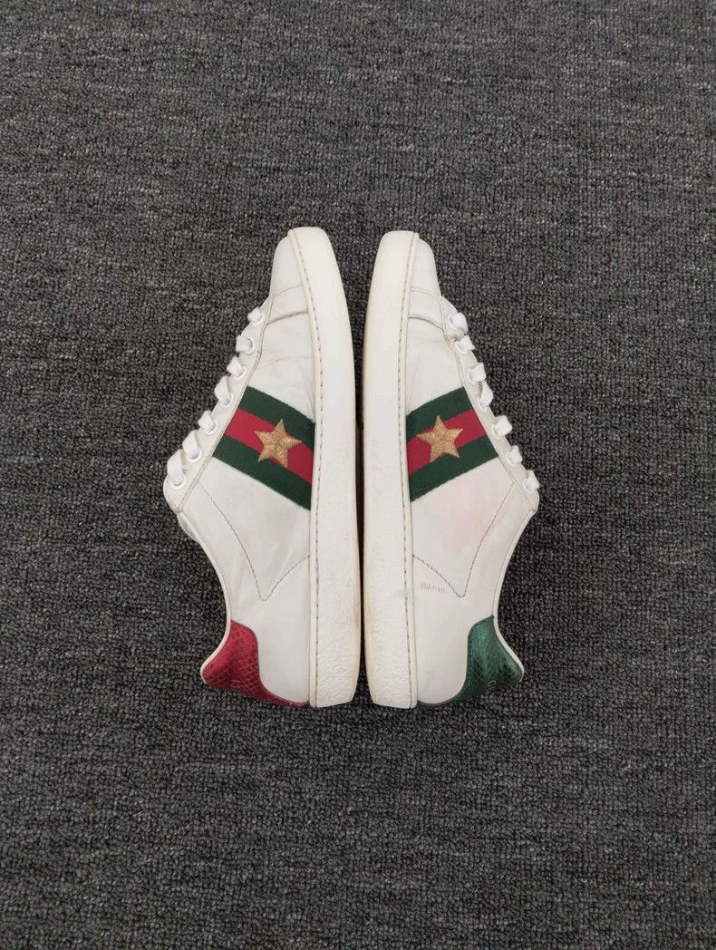 Gucci Gucci White Low-Top Sneakers with Ladybug - dmc Size US 5 / EU 37 - 6 Thumbnail