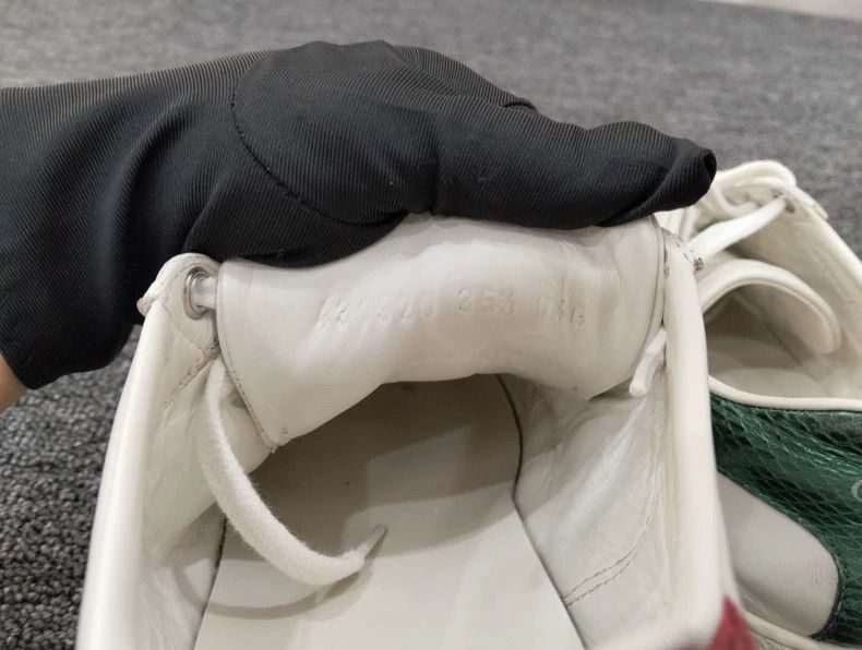 Gucci Gucci White Low-Top Sneakers with Ladybug - dmc Size US 5 / EU 37 - 4 Thumbnail