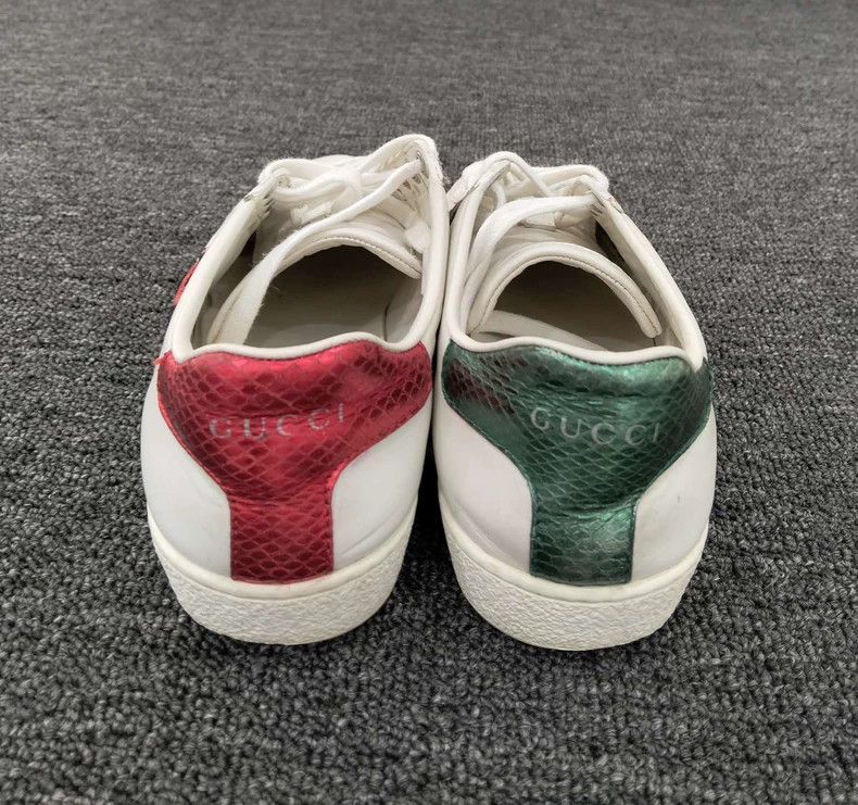 Gucci Gucci White Low-Top Sneakers with Ladybug - dmc Size US 5 / EU 37 - 7 Thumbnail