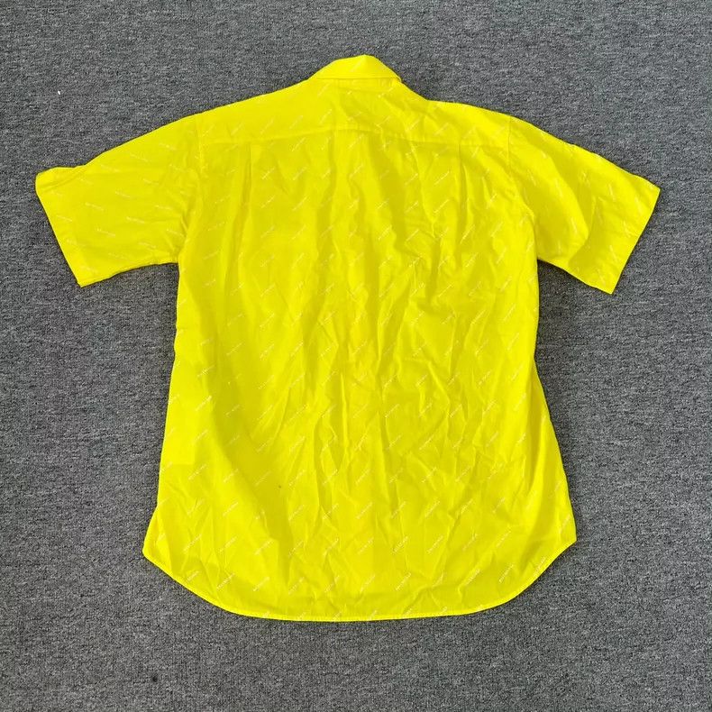 Balenciaga Balenciaga Logo Print Short Sleeve Shirt - dmc Size US M / EU 48-50 / 2 - 2 Thumbnail