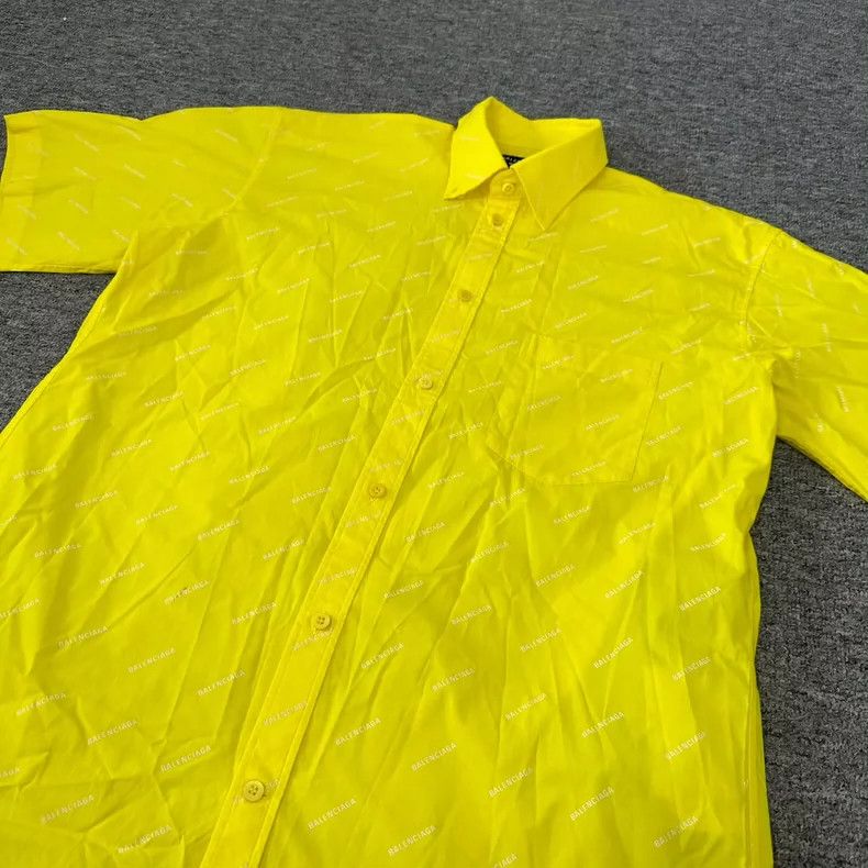 Balenciaga Balenciaga Logo Print Short Sleeve Shirt - dmc Size US M / EU 48-50 / 2 - 3 Thumbnail
