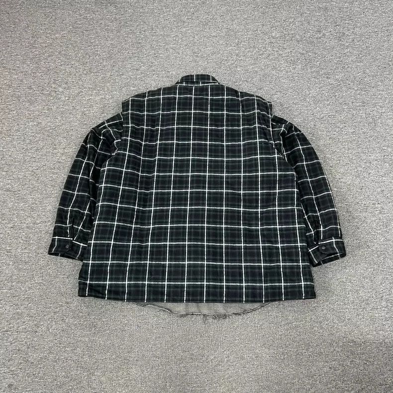 Balenciaga Balenciaga Check Two-in-One Cotton Coat - dmc Size US XL / EU 56 / 4 - 2 Thumbnail