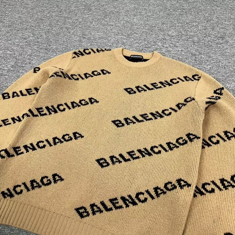 Balenciaga Balenciaga Logo Knit Sweater - dmc Size US S / EU 44-46 / 1 - 4 Thumbnail