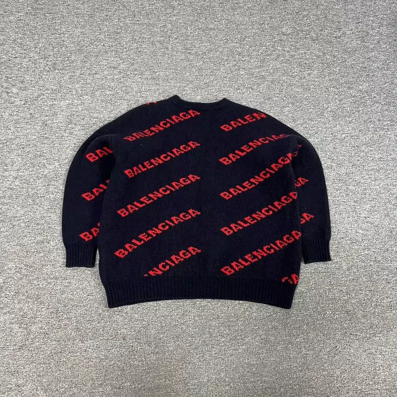 Balenciaga Balenciaga Logo Print Knit Sweater - dmc Size US XS / EU 42 / 0 - 2 Thumbnail