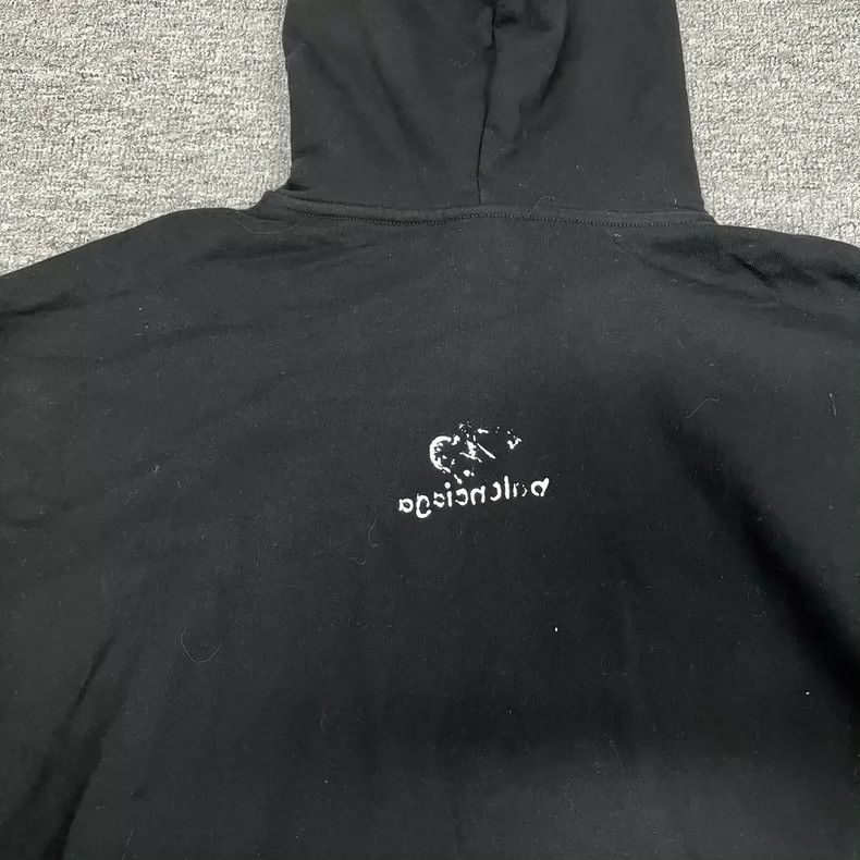 Balenciaga Balenciaga SS23 Graffiti Logo Hoodie - dmc Size US XS / EU 42 / 0 - 5 Thumbnail